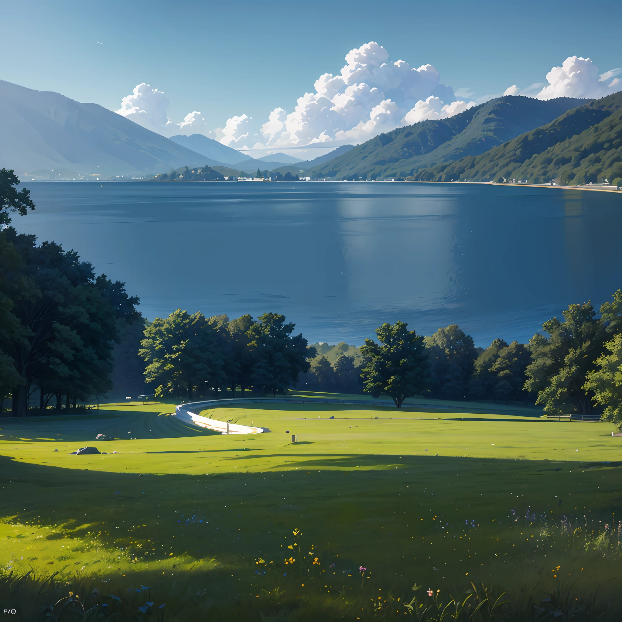 lawns,blockbuster,lakeside,in the afternoon,Oil shiny,tmasterpiece,photorealestic,photorealestic,highly accurate,highcontrast,best quailty,Master works of photography,raw,Ultra-realistic lighting effects,tmasterpiece --auto --s2
