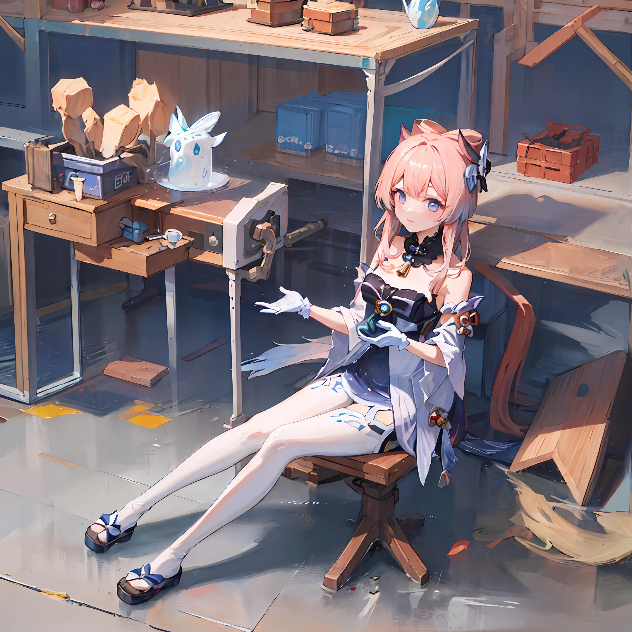 Anime girl sitting in chair,Holding a flower pot in his hand,Cute anime Huaifu in beautiful clothes,beautiful and seductive anime woman,Epic light novel art cover,8K high quality detail art,Epic light novel cover art,Beautiful anime girls,beautiful anime woman,detailed key anime art,seductive anime girls,anime goddess,beautiful fantasy anime,4K,genshin impact,Keqing