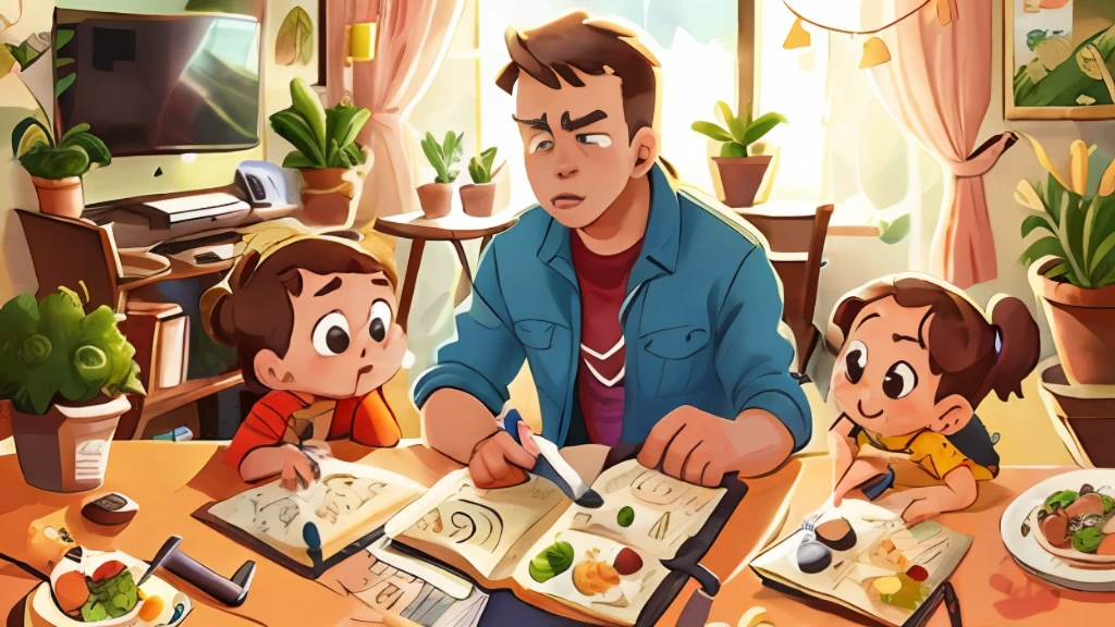 The family decides to cut some unnecessary expenses, such as cable TV packages or meals out of the home, and finds that it makes a big difference in your budget