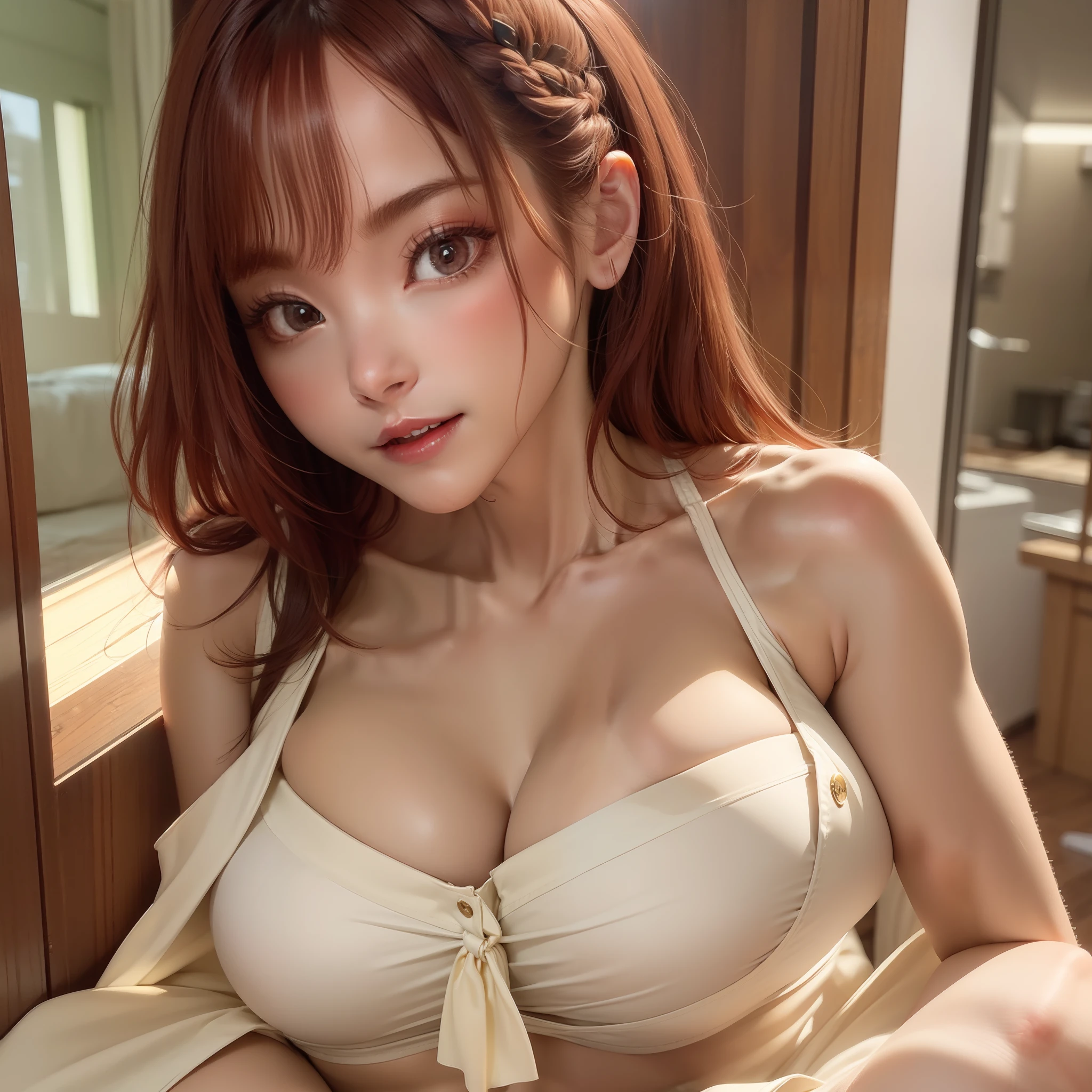 Nude busty beauty