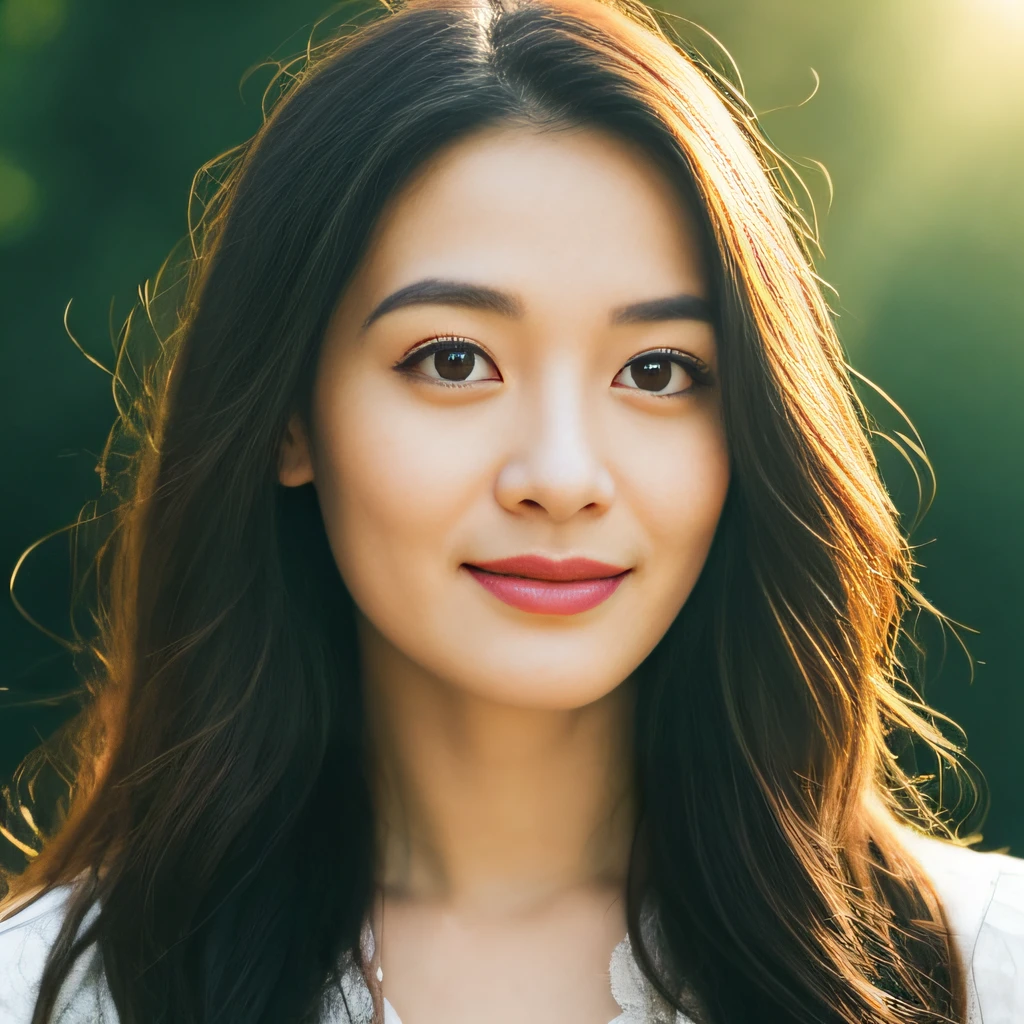 Face front、long hair、beautiful mature women、Female in her 40s、A dark-haired、Light brown eyes、1girll、Innocence、(Hphotorealistic)、(intricate detailes:1.2)、(masterpiece、:1.3)、(beste-Qualit:1.4)、(Super-High Resolution:1.2)、Super-High Resolution、(Detailed eye)、(detailed facial features)、mgs、8K分辨率、(lensflare:0.7)