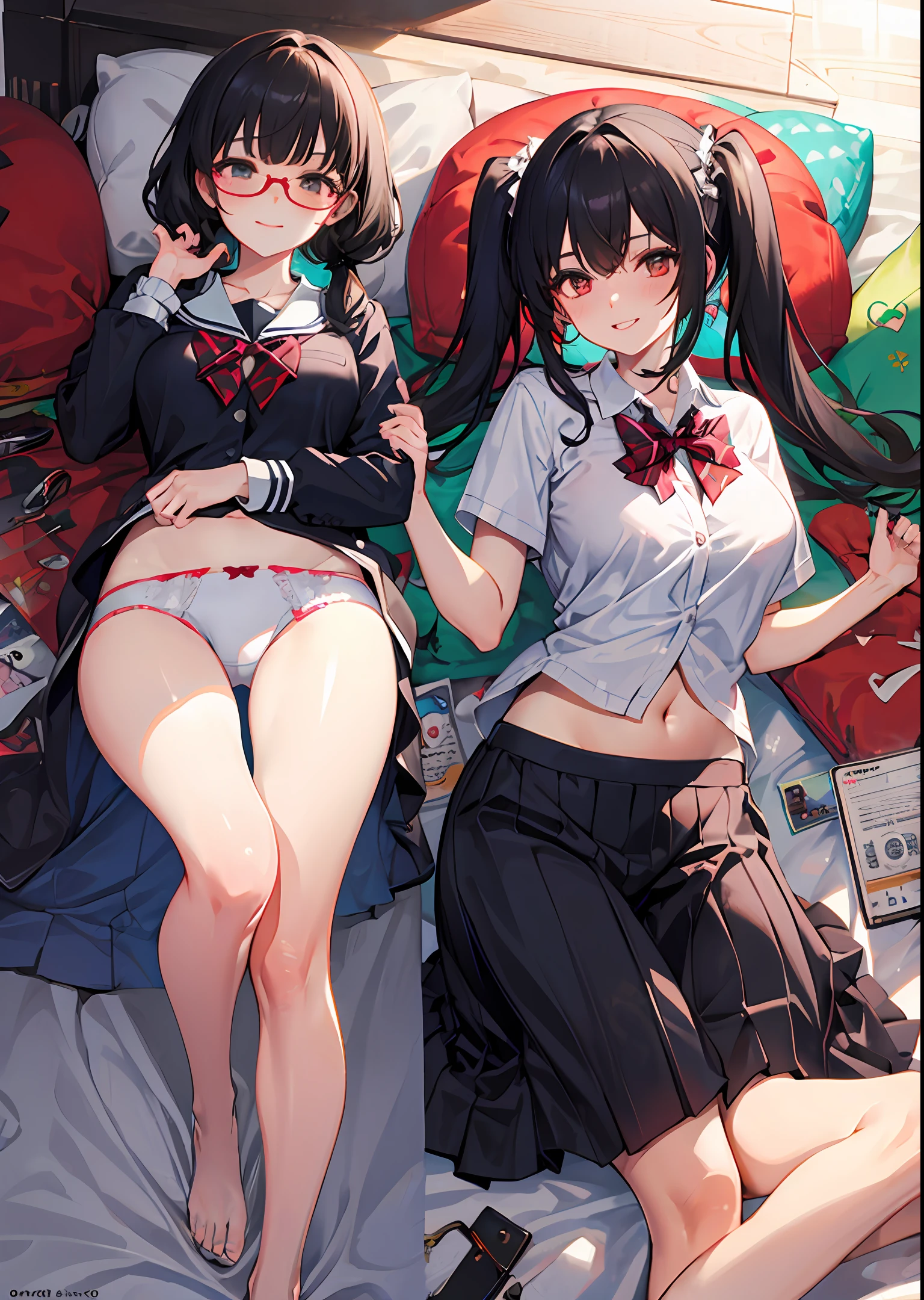 Show off your crotch, Put your hand on your crotch, Clear liquid leaks out of your crotch, Cute underwear, Long bangs, Little sister, dimly lit warehouse, Smiling girl, , School uniform, Big breasts, Black hair pigtails, Patsun, Black hair, brooding, Glasses, Chubby,, Red cheeks, I love my brother, Lying in bed, Ecstasy, Love hotel,