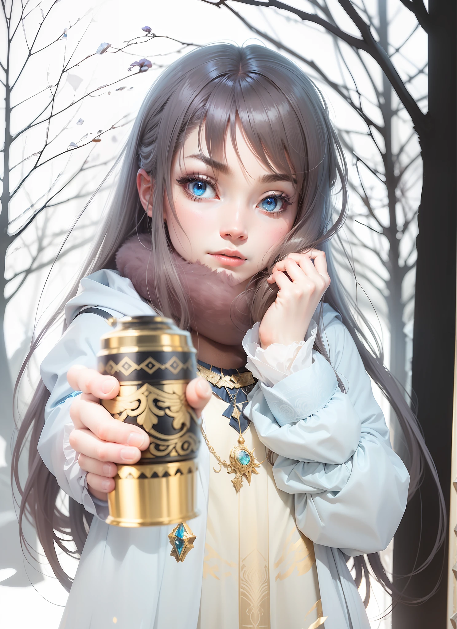 super high resolution, best quality, photo, 16k, (photorealistic: 1.2), cinematic lighting, An old man in the shape of a mythical god. Depict the god holding the sun and moon, enveloped by a radiant aura. Seat them on a magnificent throne within a cosmic backdrop, in bright white cloaks floating on the crystal throne, floating on crystal clouds, surrounded by the splendors of the universe. Pay meticulous attention to stunning details and achieve a resolution of 64K for an immersive and realistic visual experience. Let your work capture the essence of myth and wonder, leaving viewers in awe of its beauty and power.