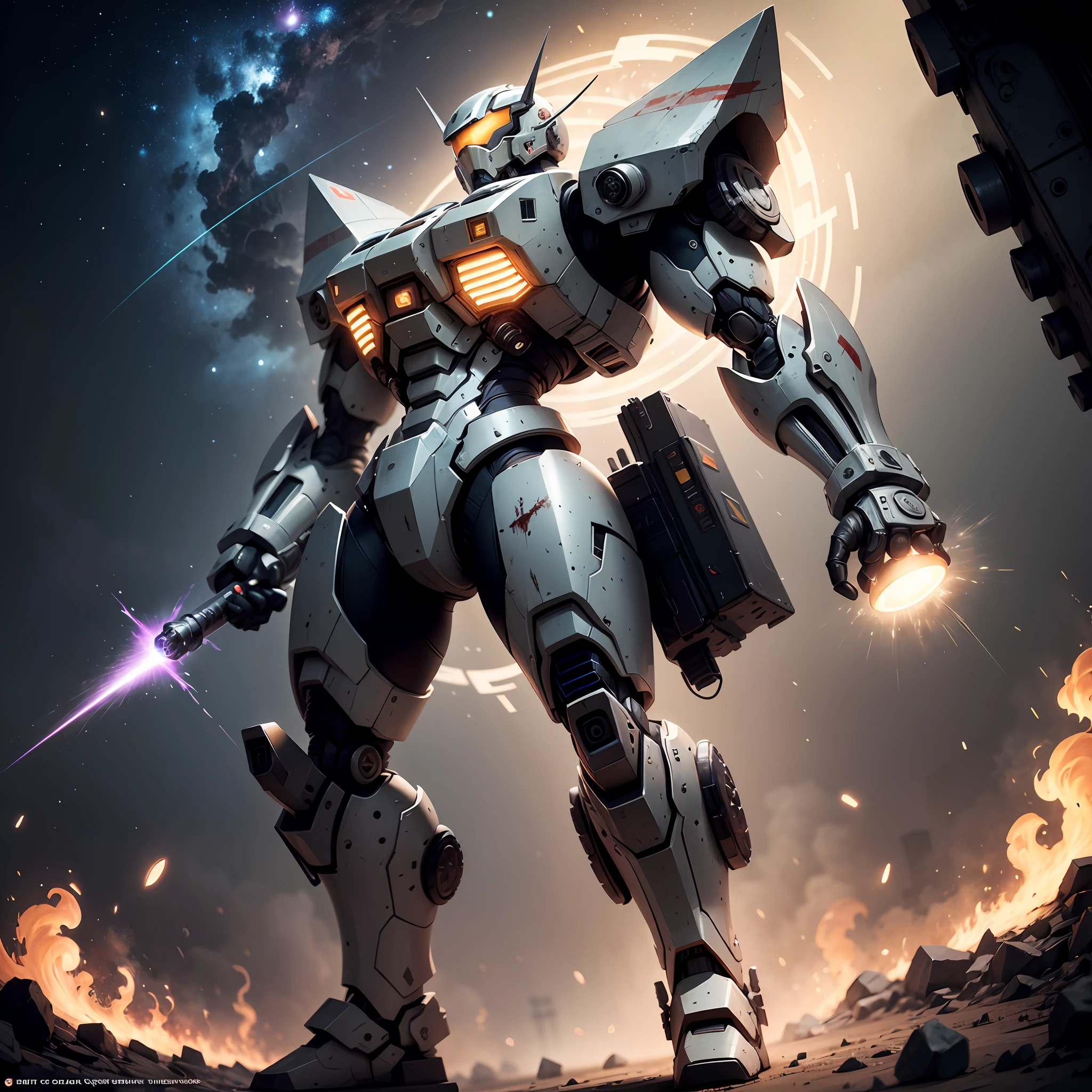 Beyond reality,Light and shadow tracking,Realistic,32K Ultra HD,High detail is impeccable,Masterpiece-like picture quality,Skin texture is refined,The high-powered mech soars into the sky,Mecha ships carrying flying funnels,Driverless all-round display(full bodyesbian),The black mech unleashes powerful power(Weight 1.8),It gives an axisymmetric aesthetic,Dazzling HDR(HighDynamicRange),With the film's light and god stroke(Weight 1.1),Clear white eyes are gone,Desperately cool, the sword goes sideways,Science fiction is in full swing,Burning flames,Soar the cosmic firmament,Traverse the battlefield with a large shield to protect your body((tmasterpiece)),(best quailty),in great detail(Weight 1.3),Male protagonist,Cyberpunk style,Fluffy hair,high-tech head-mounted display(Weight 1.2),Blackbackground,LCD screen showing the code,computer servers,Fiber optic cable,Company logo,hdr,Ray traching,NVIDIA RTX,Unreal 5,Many-Layer Textures,PBR textures,Reflections and highlights,coloring,perfectly proportioned,rendering by octane,Dual-Tone Lighting,Low ISO,White balance,trichotomy,Wide aperture,8K raw data,High-Efficiency Sub-Pixel,sub-pixel convolution,Luminous Particle,Light scattering。HD texture,Ultra detailed CG unity 8K cosmic mecha cyberpunk wallpaper,Panorama high-density imaging review rendering,The details are intricate,universes,skyward,robotical,armor,War knives,Cloak,Man and mech as one,Background: Surrounded by deep-space astronomical objects such as galaxy planets, Um ser celestial, Starcloud, and black holes,The halo is prominent,Indomitable。,Magnificent background of mecha man overlooking Earth,The laser cannon beam is wrapped in blood,War and conflict never cease,Weapons in your hands are a matter of life and death。 --auto