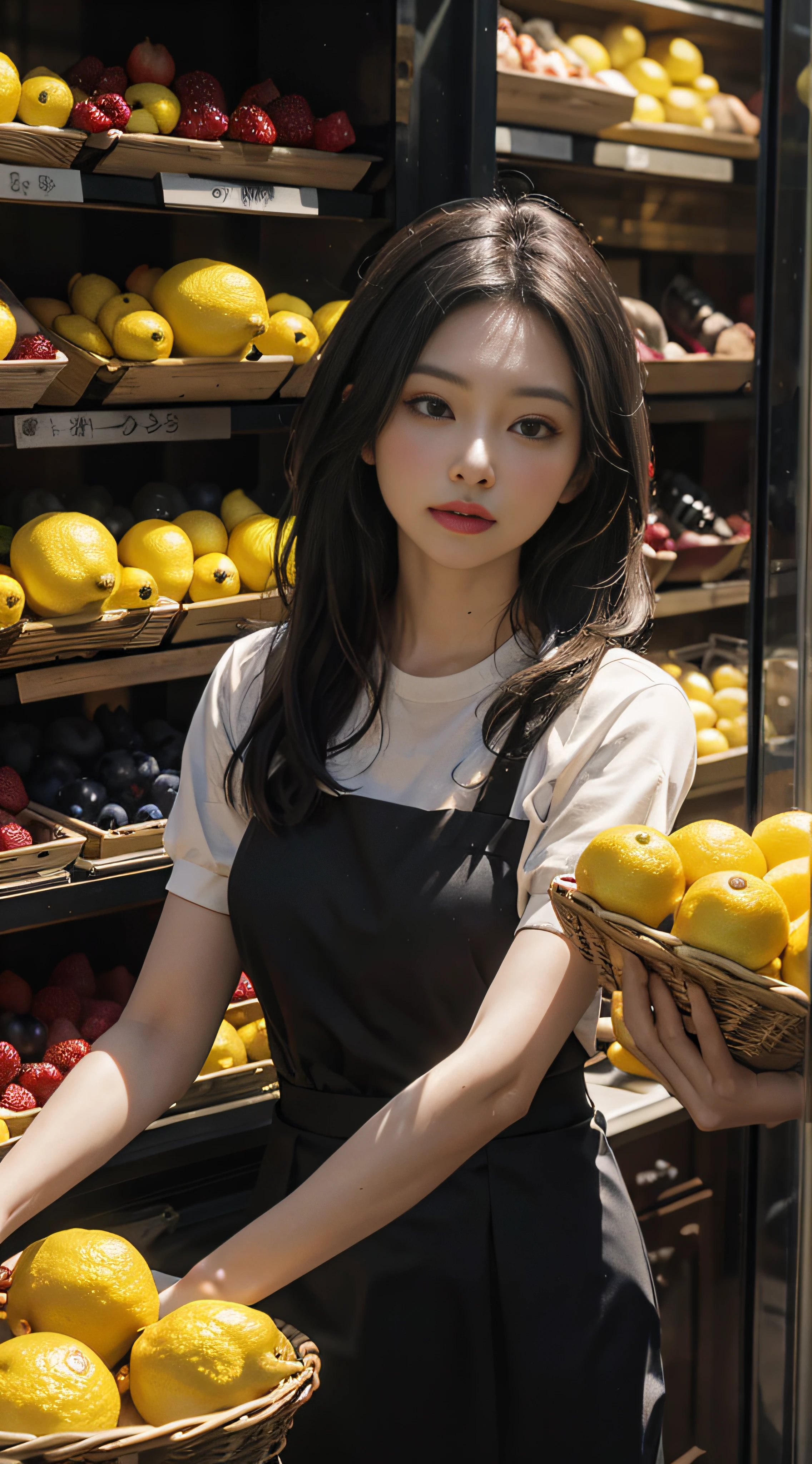 Michelle Ice City,glass,fruit shop,lemons