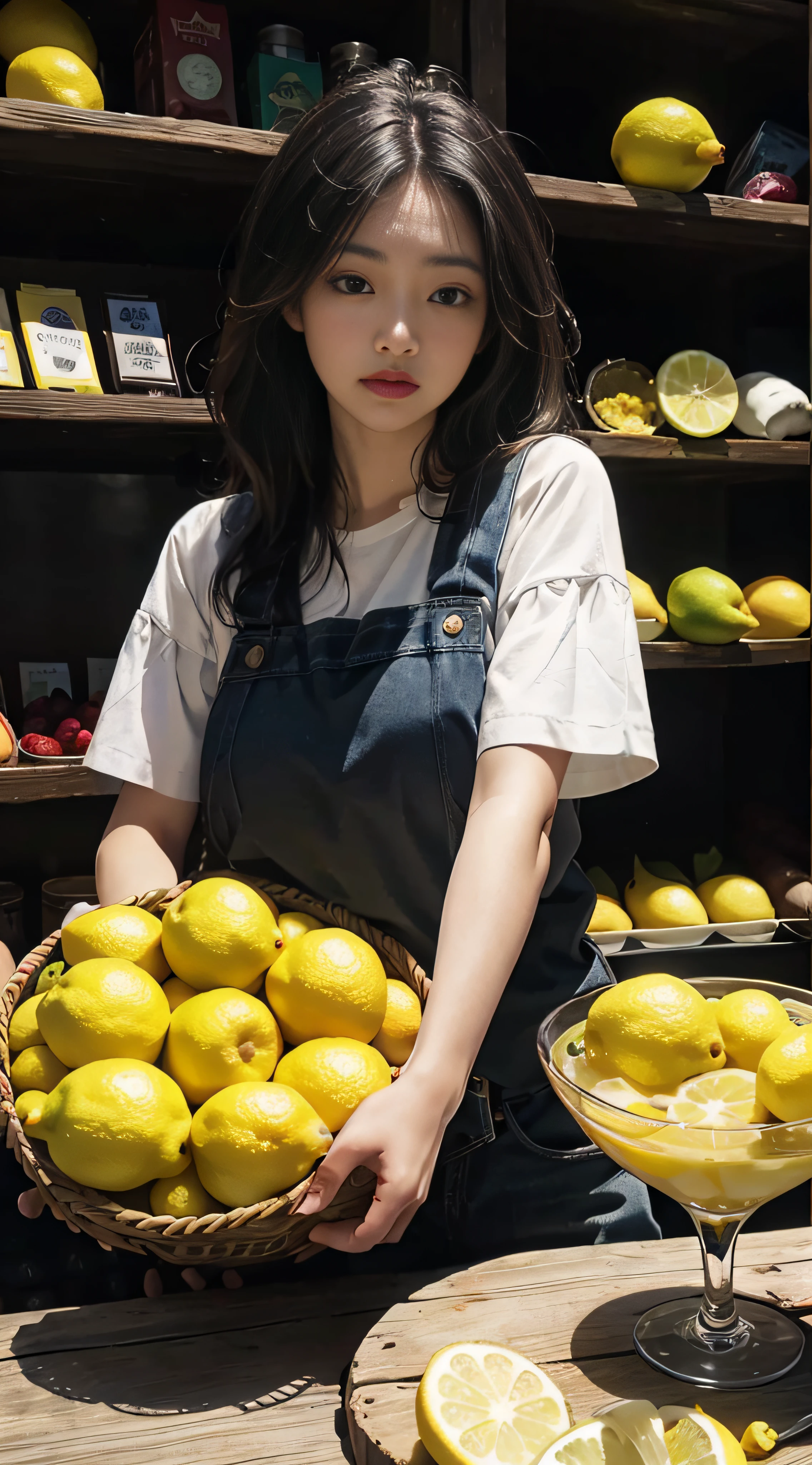 lemon juice，lemons，fruit shop，Michelle Ice City