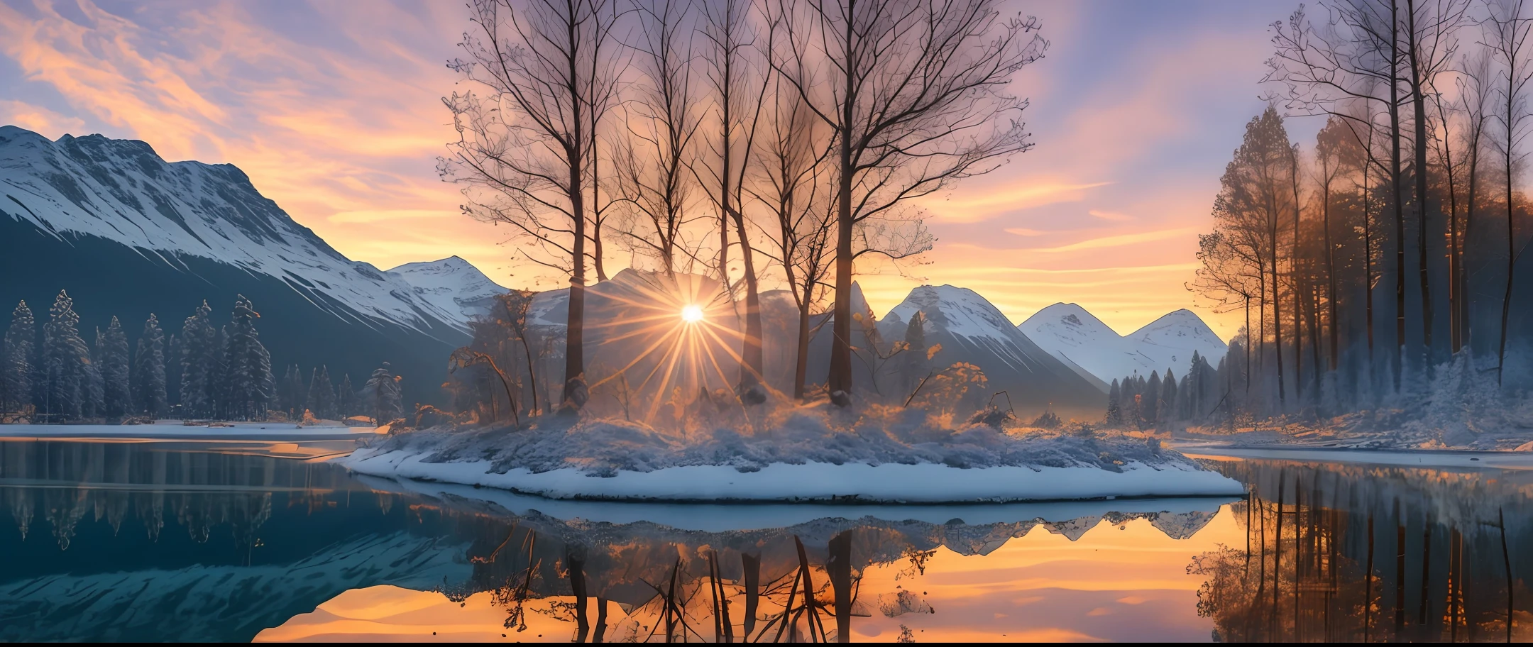 Generate eight warm landscape photos of weekend blessings