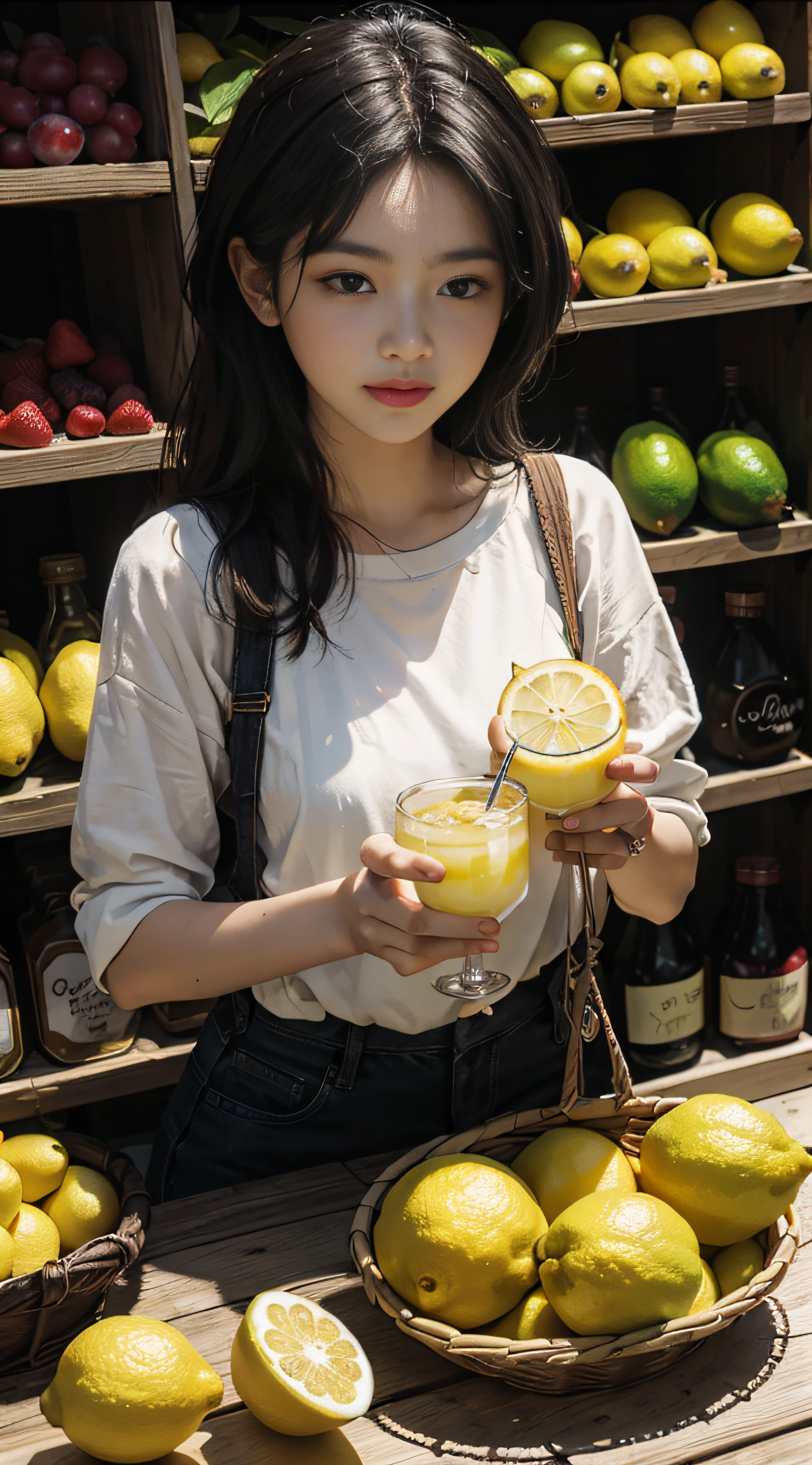 lemon juice，lemons，fruit shop