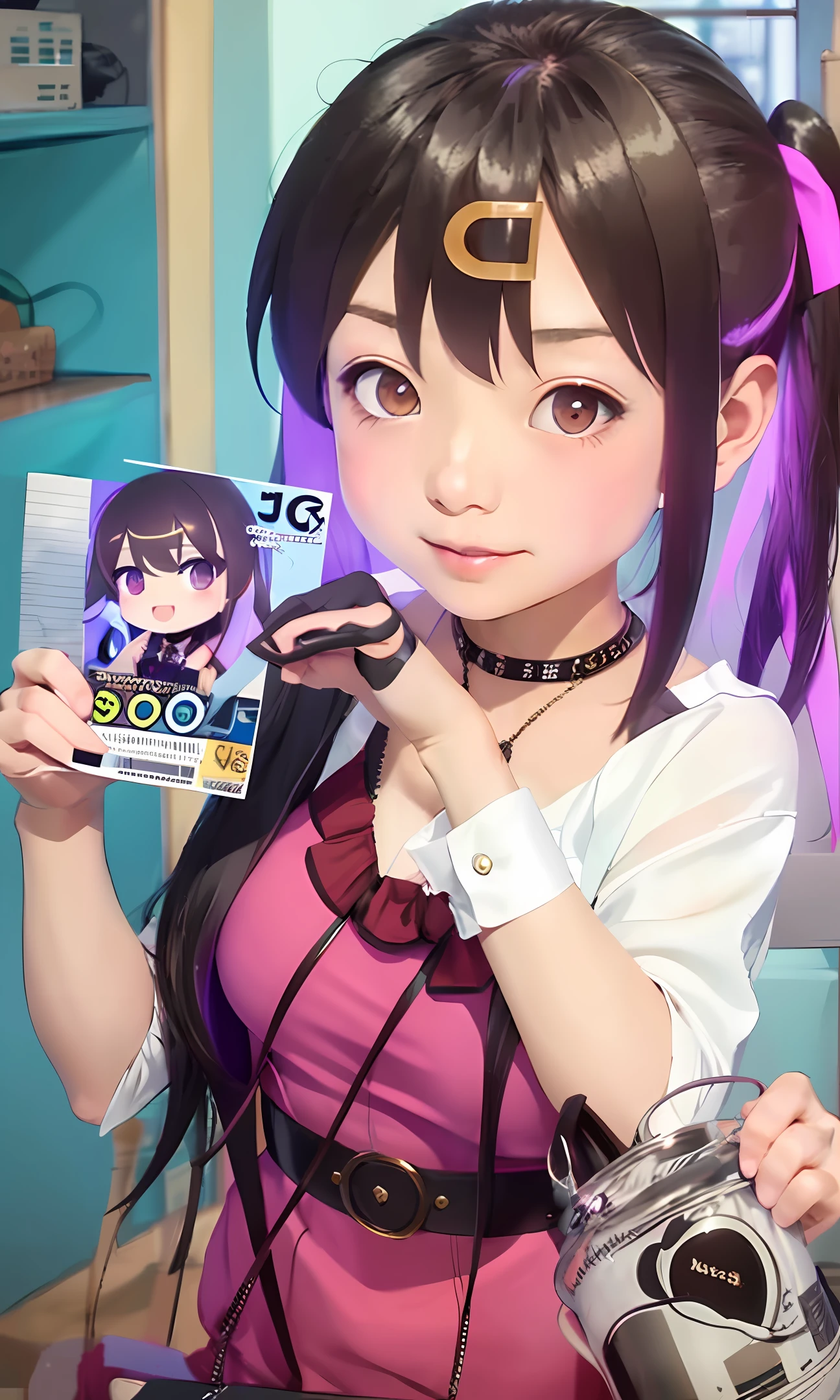 Junior high school student two-dimensional loli cyberpunk style