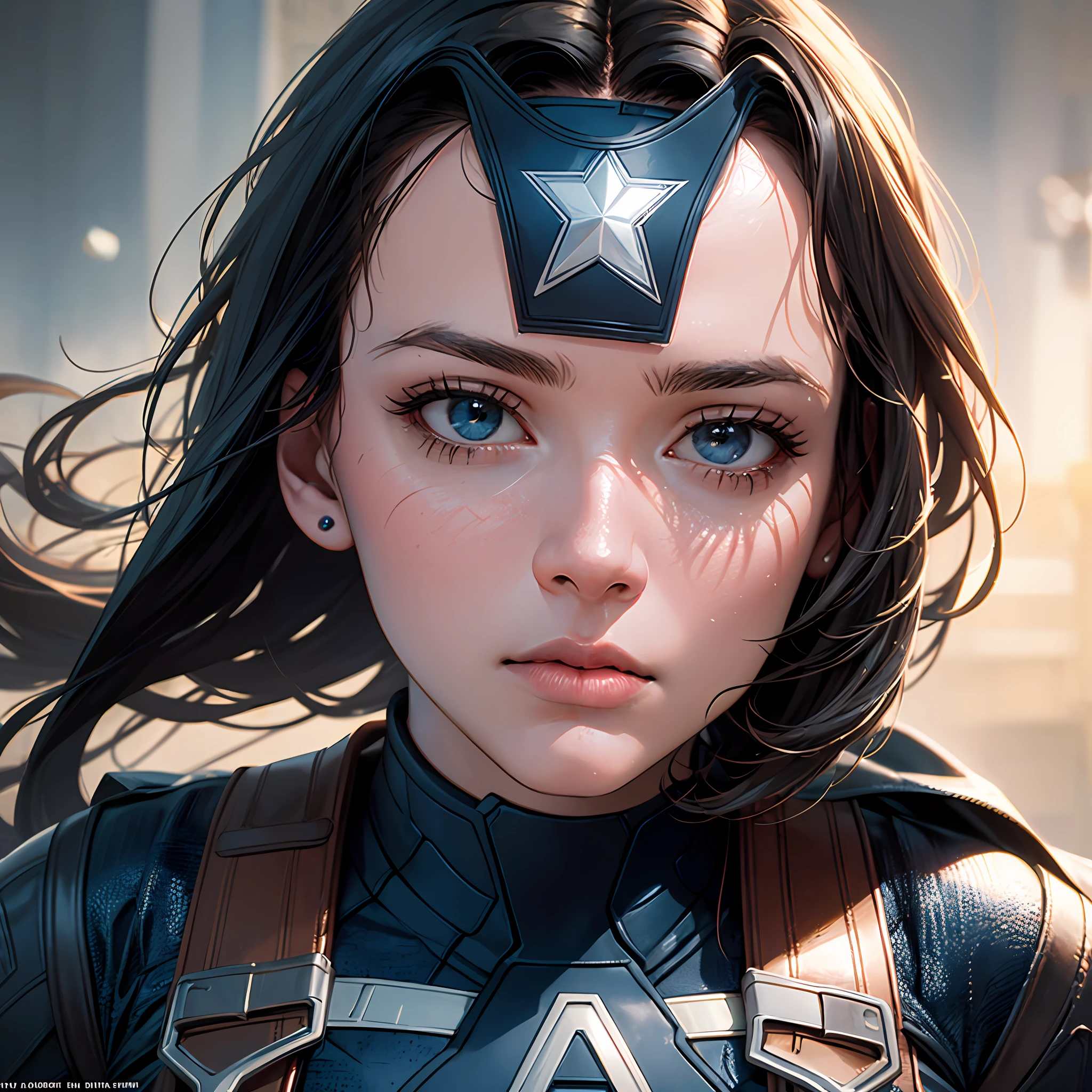 Tarantino style Will Smith as Captain America 8K, HD, Facial Detail, Facial Detail, Eye Detail, Suit Detail, Marvel & DC Style, Ultra Realistic, + Cinematic Footage + Dynamic Composition, Incredible Detail, Sharpen, Detail + Superb Detail + Light Gala + Perfectionism + Award-Winning Realism ((Moody Lights)) --auto