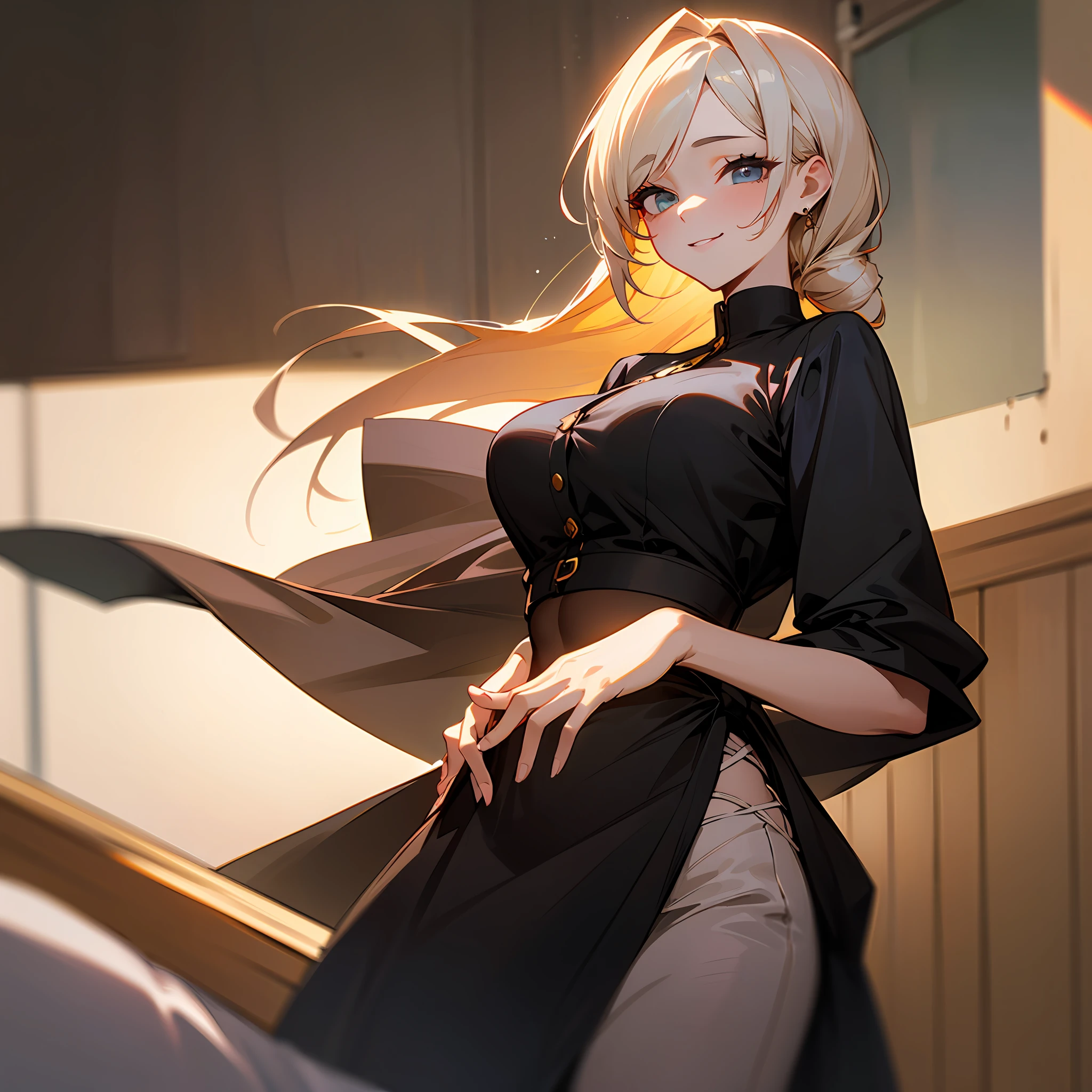 ((Best Quality, 8K, Masterpiece: 1.3)), 1girl, Slim Abs Beauty: 1.3, (Hairstyle Casual, Big Breasts: 1.2), Dress: 1.1, Super Fine Face, Delicate Eyes, Double Eyelids, Smile, Home --auto