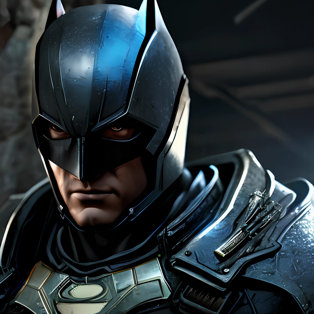 3D rendering of a [Batman verde esmeralda e amarelo do Brasil 🇧🇷 | Cyborg] Highly detailed using cybernetics and intricate detail armor with armored plates, HDR, 8k, Subsurface dispersion, luz especular, alta resolução, octane rendering, ray-traced