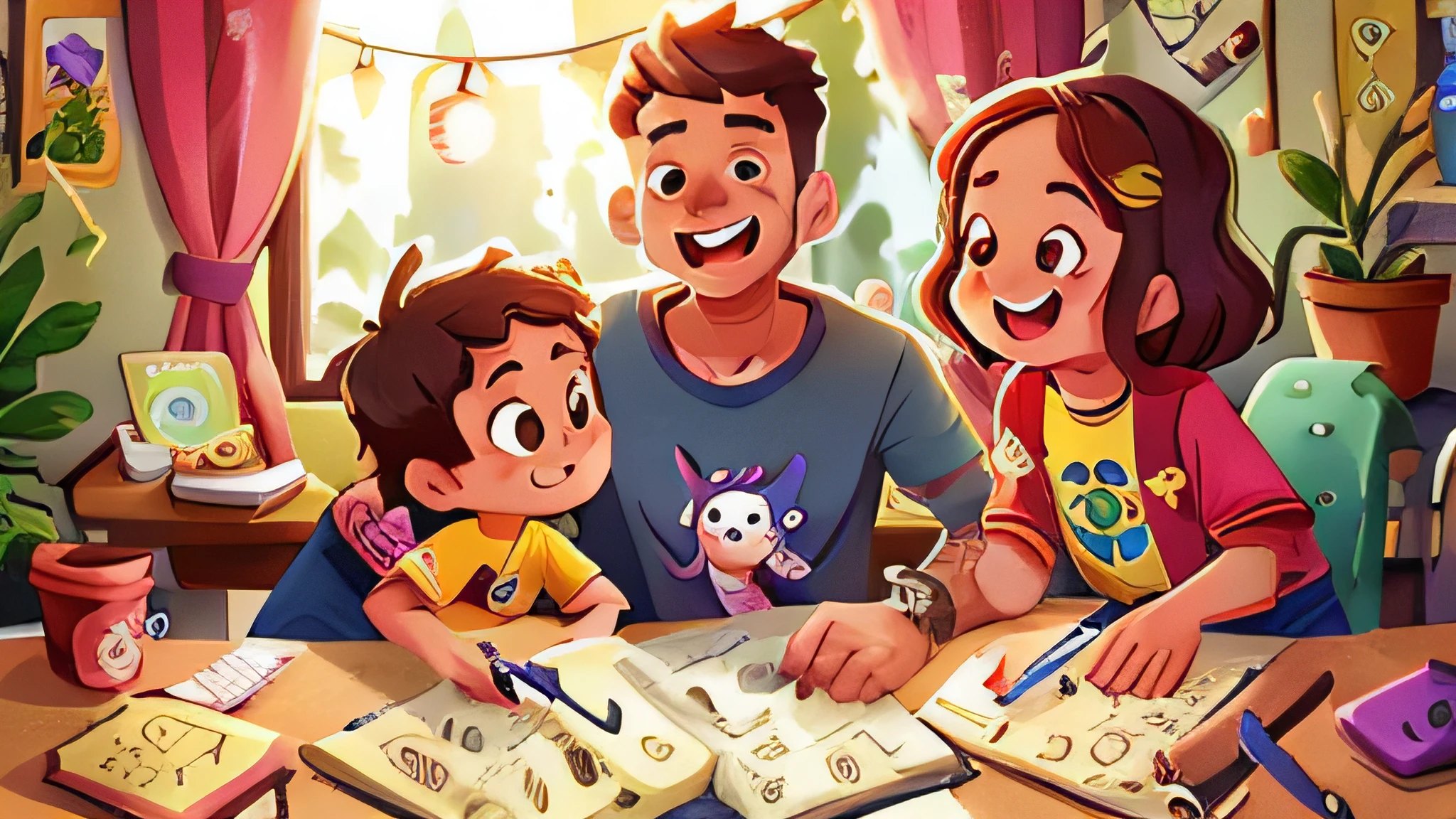 The Silva Family balances the budget, Save money and live happily with a solid family budget.