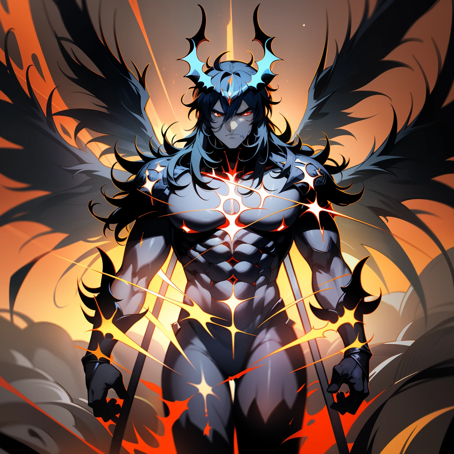 Personagem: Ikki of the Knights of the Zodiac
Ikki is a fictional character in the Knights of the Zodiac series. He is known as the Bronze Knight of the constellation Phoenix and is recognized for his strong and protective personality.
Pose and Action: Powerful attack with Dark Phoenix
Ikki will be in a dynamic pose, executing a powerful attack with his Dark Phoenix technique. He will have a flexed leg, the fist raised and the hand engulfed in intense flames, pronta para desferir um golpe poderoso.
face expression: Determined and concentrated
Ikki's facial expression will be determined and concentrated, demonstrating his intense determination to protect those he loves. Your eyes will be focused and your brow may be slightly furrowed, Revealing your determination.
Armadura: Phoenix Bronze Armor
Ikki will be wearing her iconic Phoenix Bronze Armor, with details and designs that reflect the constellation of Phoenix. The armor will be displayed in detail, highlighting the elements of the legendary bird and the vibrant colors.
Lightining: Effect of flames and intense light
Lighting will be dynamic, with a special effect to highlight the flames that surround Ikki's hand and provide an intense glow to the image. The flames will be represented with vibrant, warm colors, transmitindo seu poder ardente.
Fundo: Thematic or neutral scenario
The background may be a thematic setting related to the universe of The Knights of the Zodiac, such as the Sanctuary or an environment that suggests a battlefield. Caso prefira um fundo neutro, an environment that does not distract Ikki's attention can be used. , (cosmo), (Cosmos)