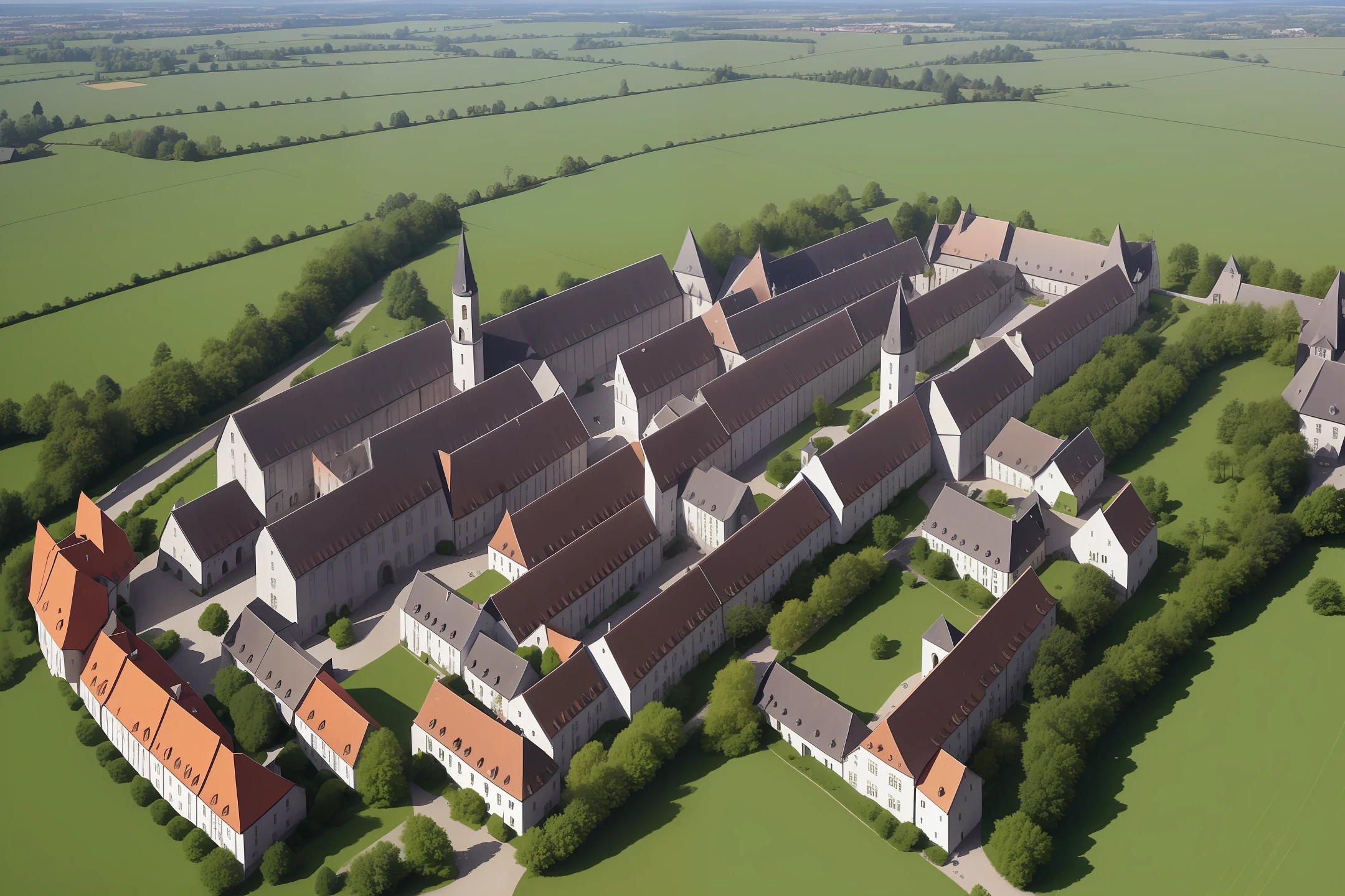 Top view of Mondstadt