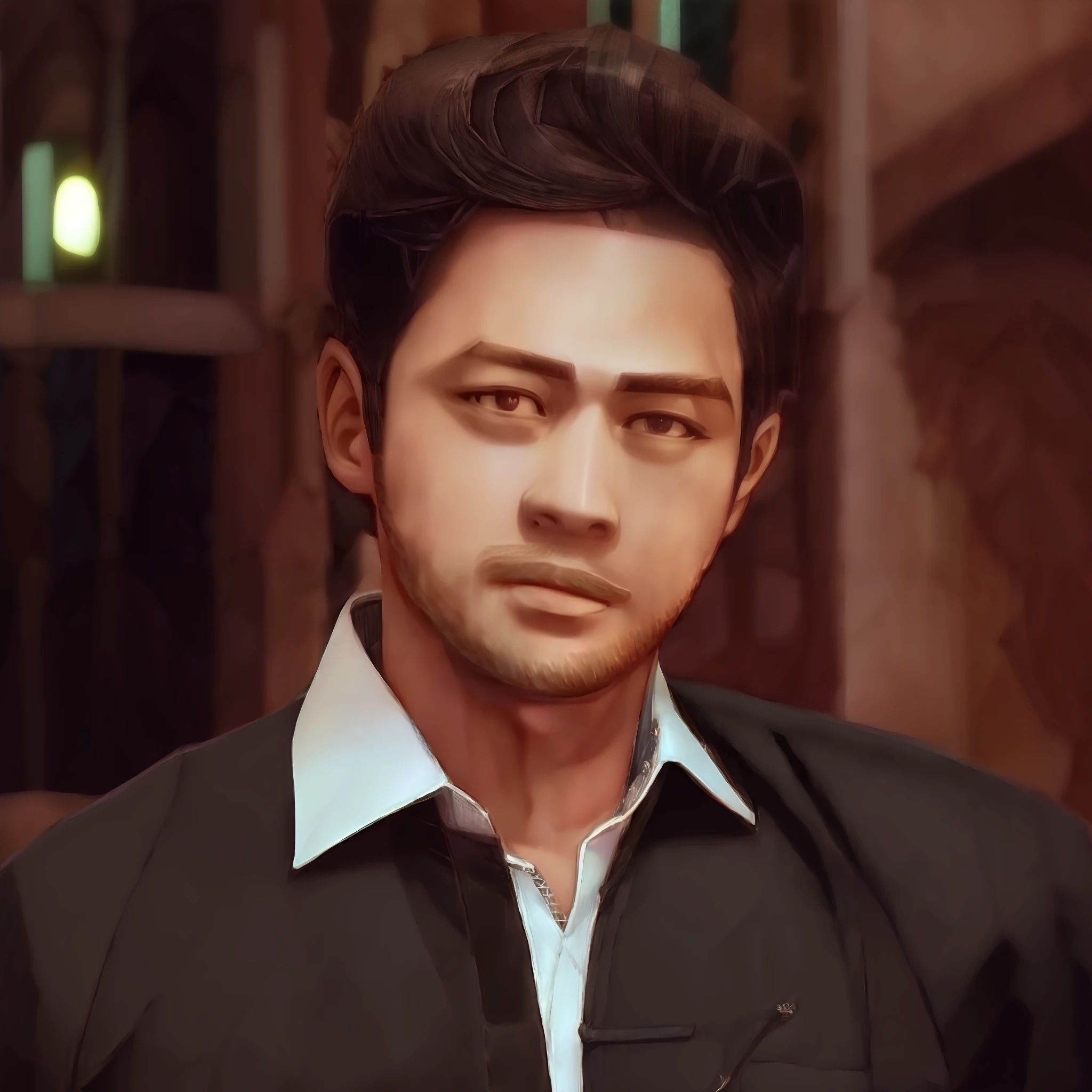 A handsome man