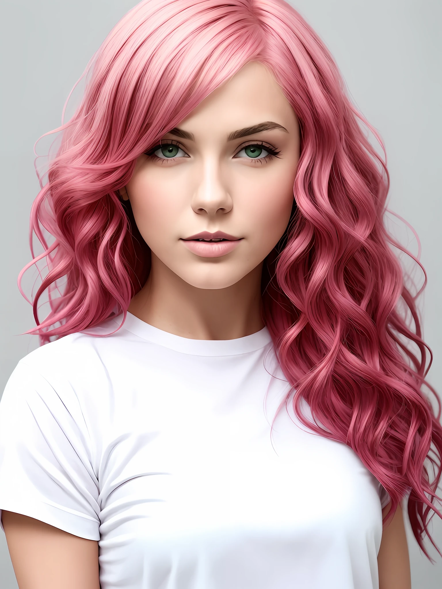 Pink hair