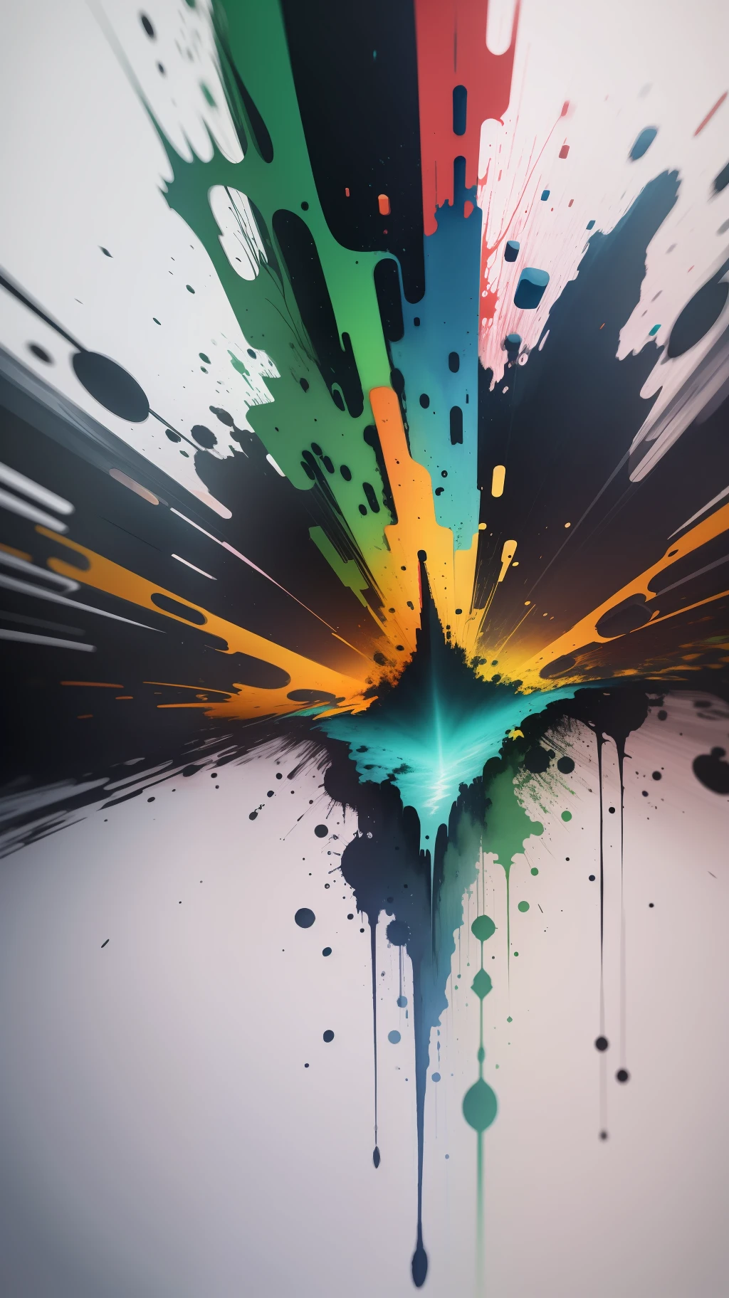3d watercolor abstract,dark background,high resolution,high quality,colorful,green,red,blue