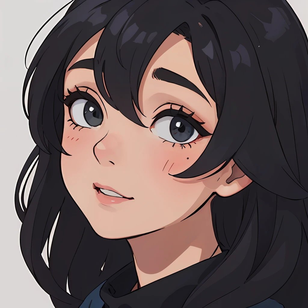 k hd,1girll,beauitful face,Close-up of,black colors,length hair,blur backgroun