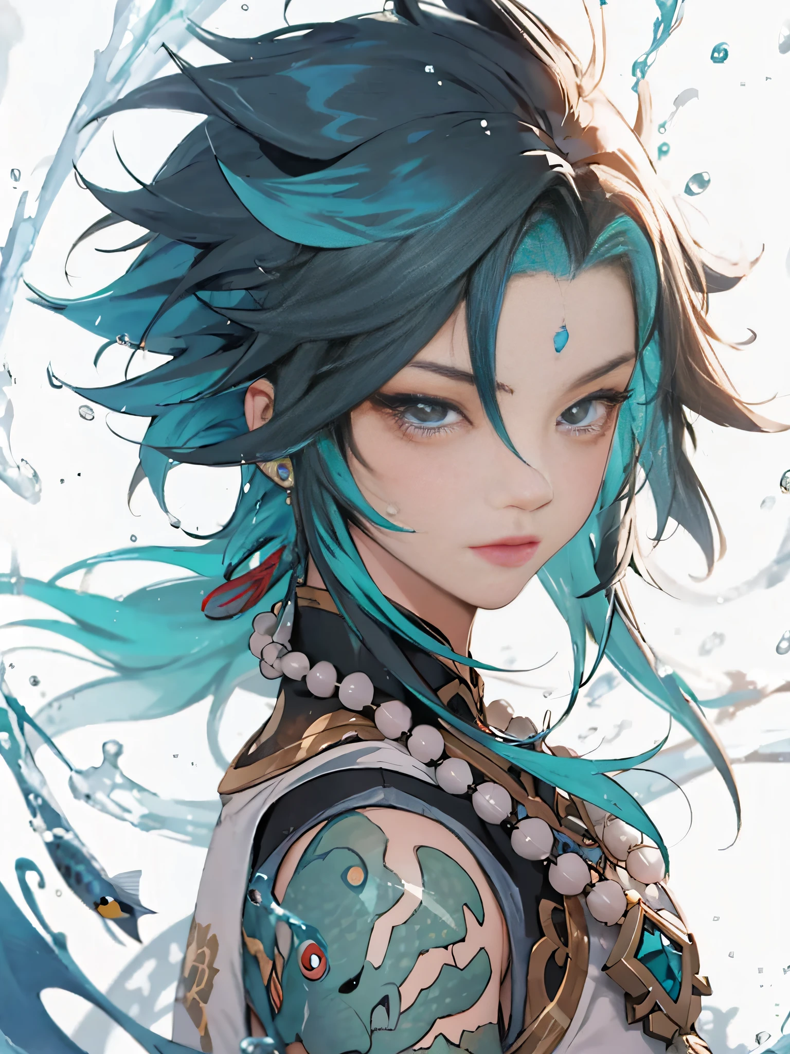 The fish in Genshin，Ray，Water magic，Libido boy，