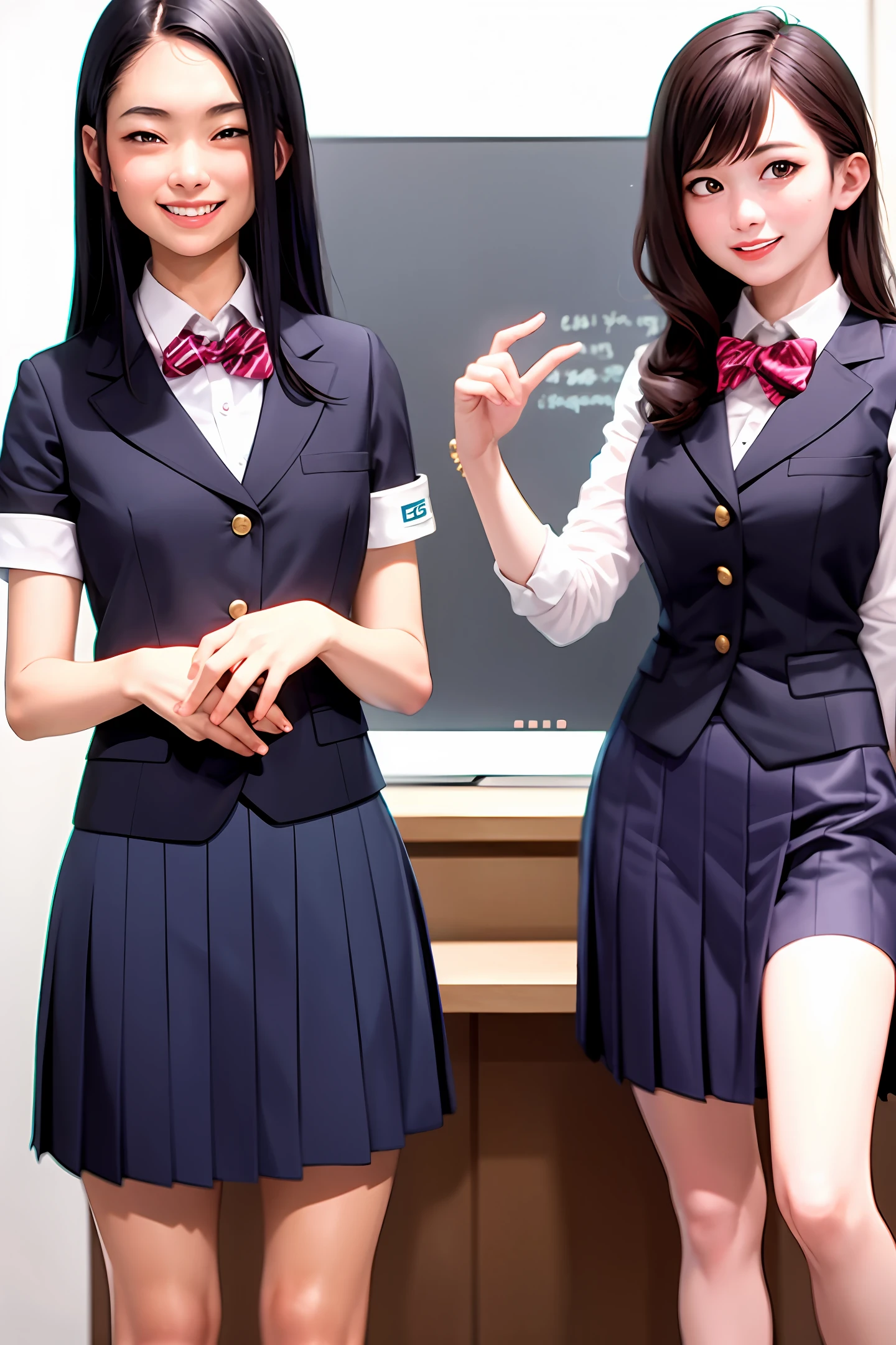 Ryuka Urushihara wears a school uniform