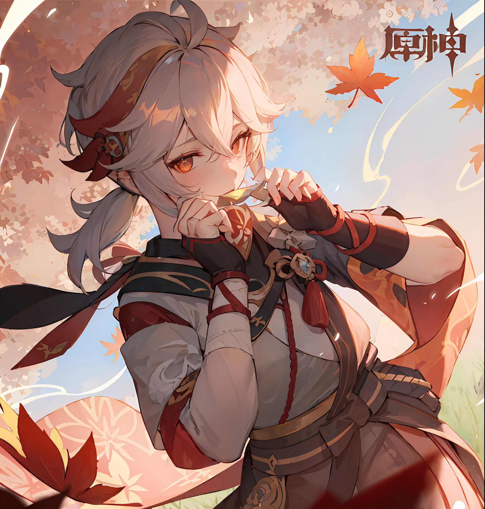 anime girl with long white hair and red and white dress holding a knife, Keqing from Genshin Impact, zhongli from genshin impact, Genshin, Ayaka Genshin impact, Official artwork, 🍁 kawaii, ayaka game genshin impact, offcial art, genshin impact character, An anime cover, Genshin Impact style, by Yang J, Genshin Impact