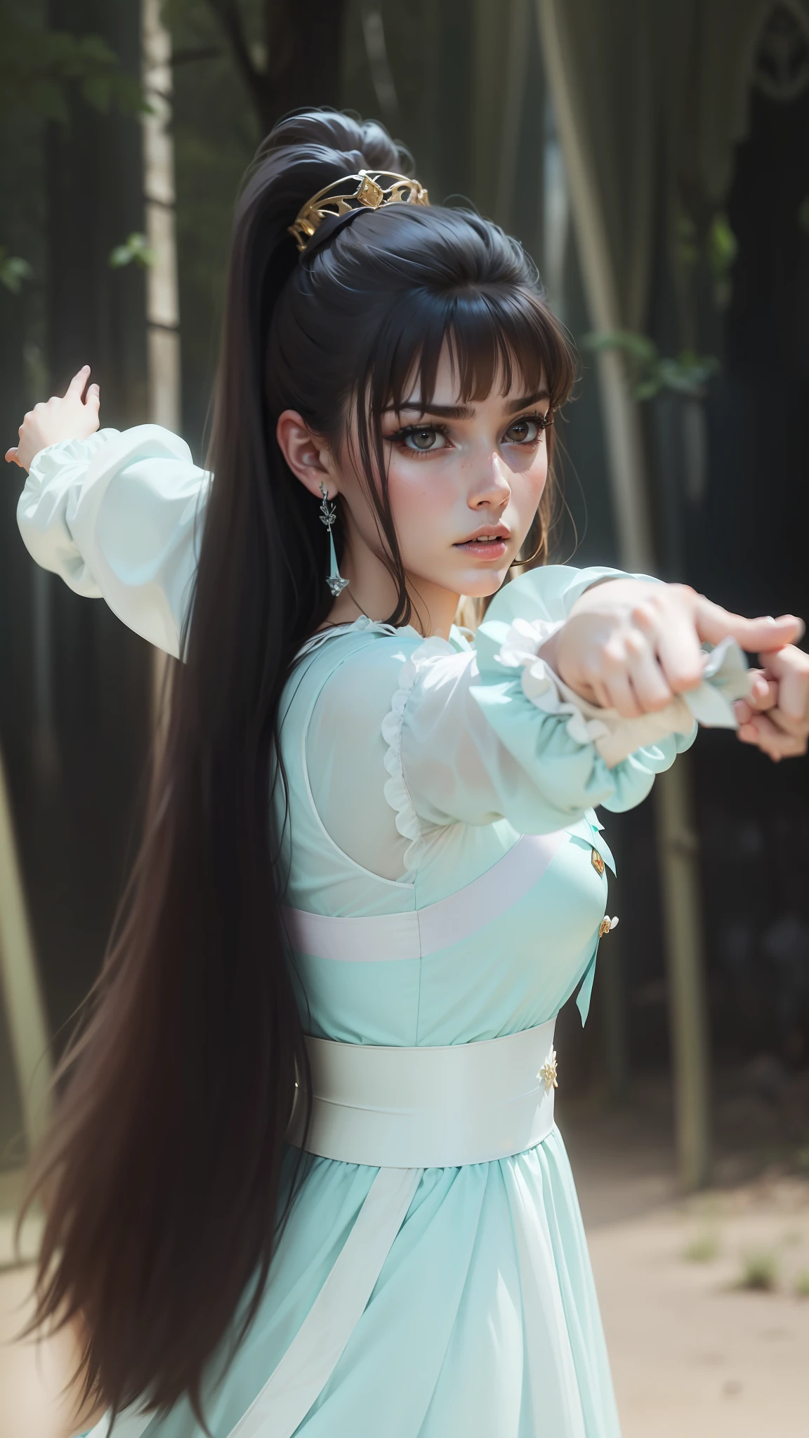 Um pouco anime um pouco guerreira e um pouco princesa