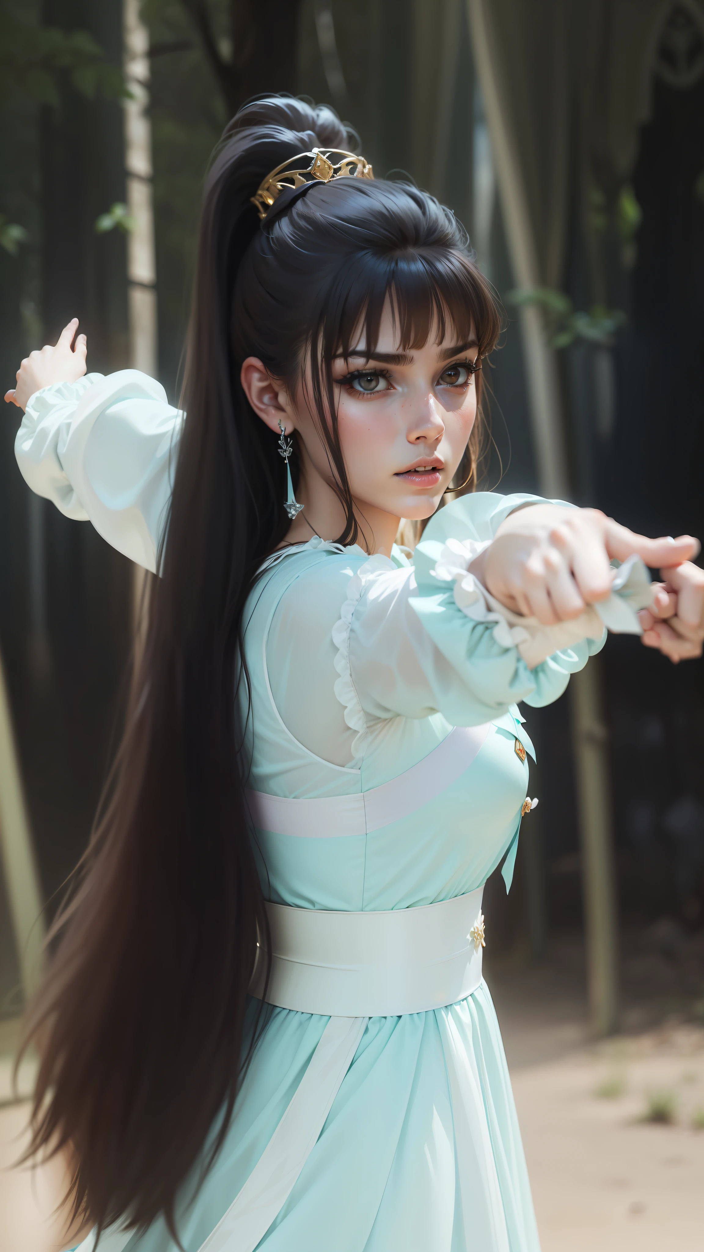 Um pouco anime um pouco guerreira e um pouco princesa