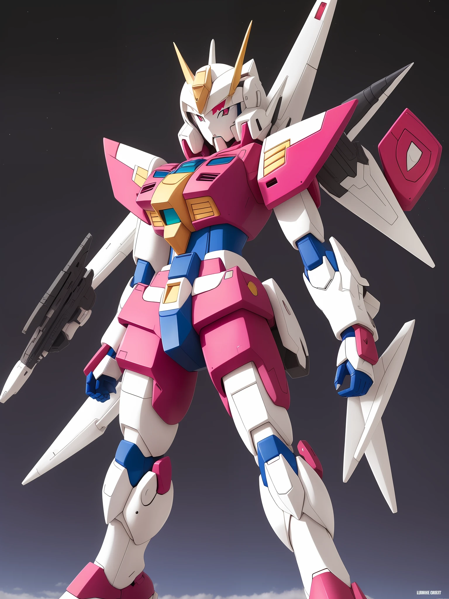 Pink Female Gundam