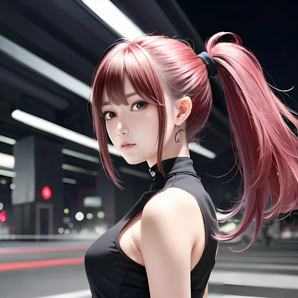 Girls cyberpunk double ponytail
Mechanical wind