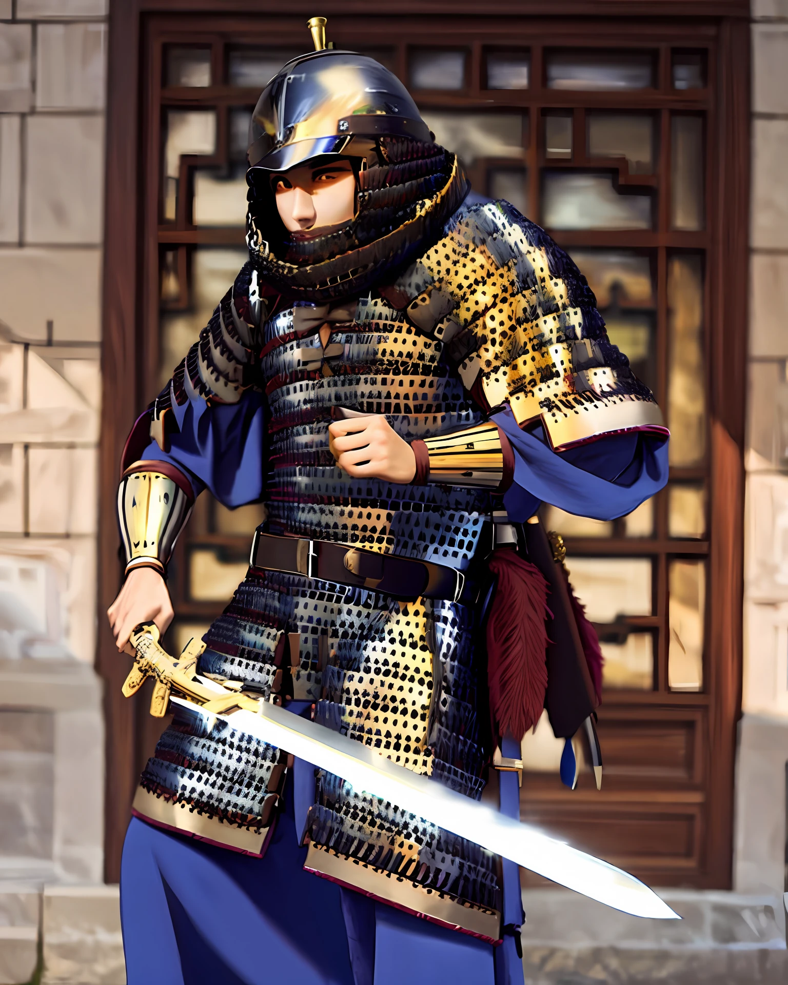 Male ancient style sword Hanfu