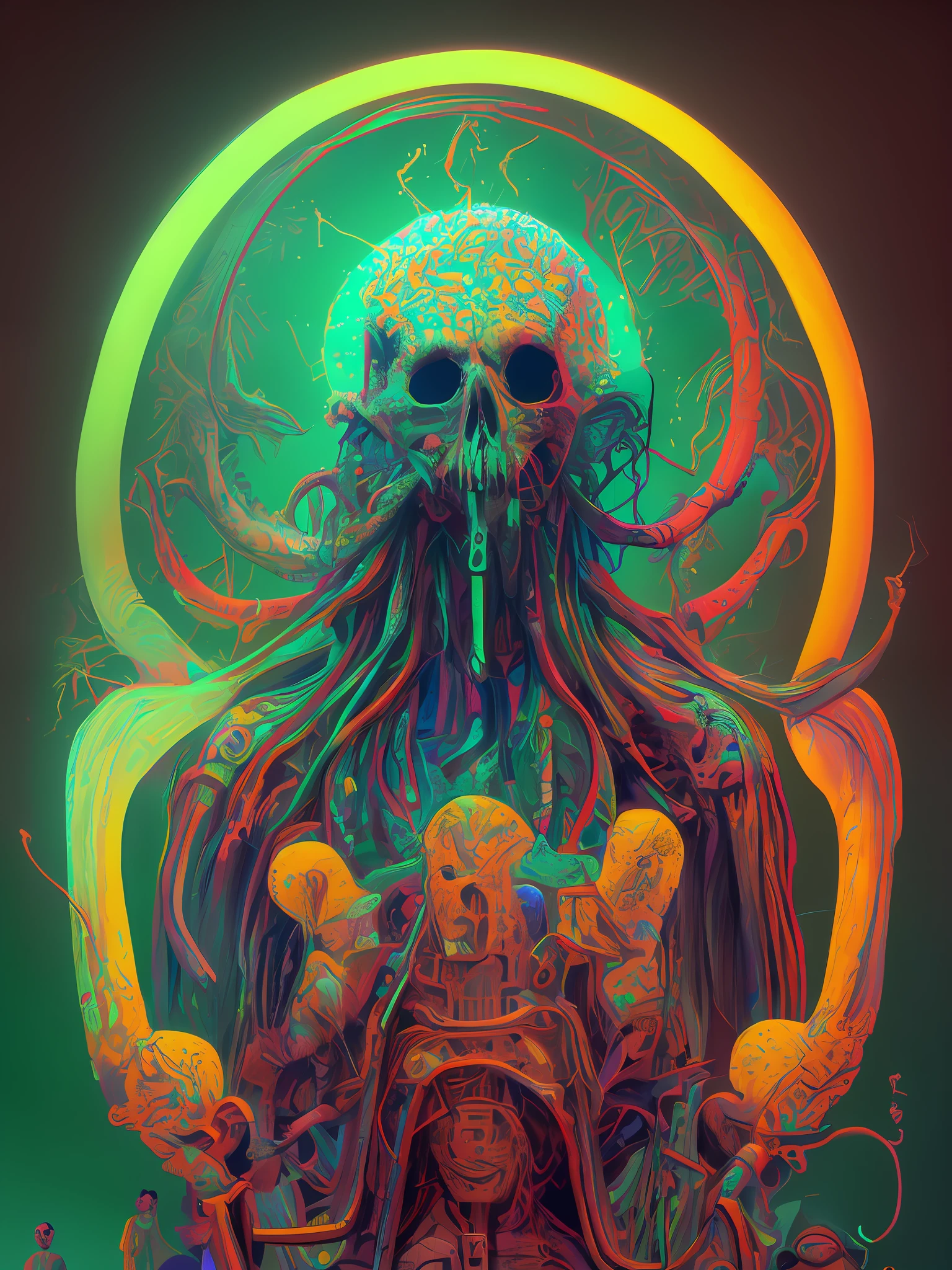 (CthuluBispo:1.2) NeonMutação, psicodelic