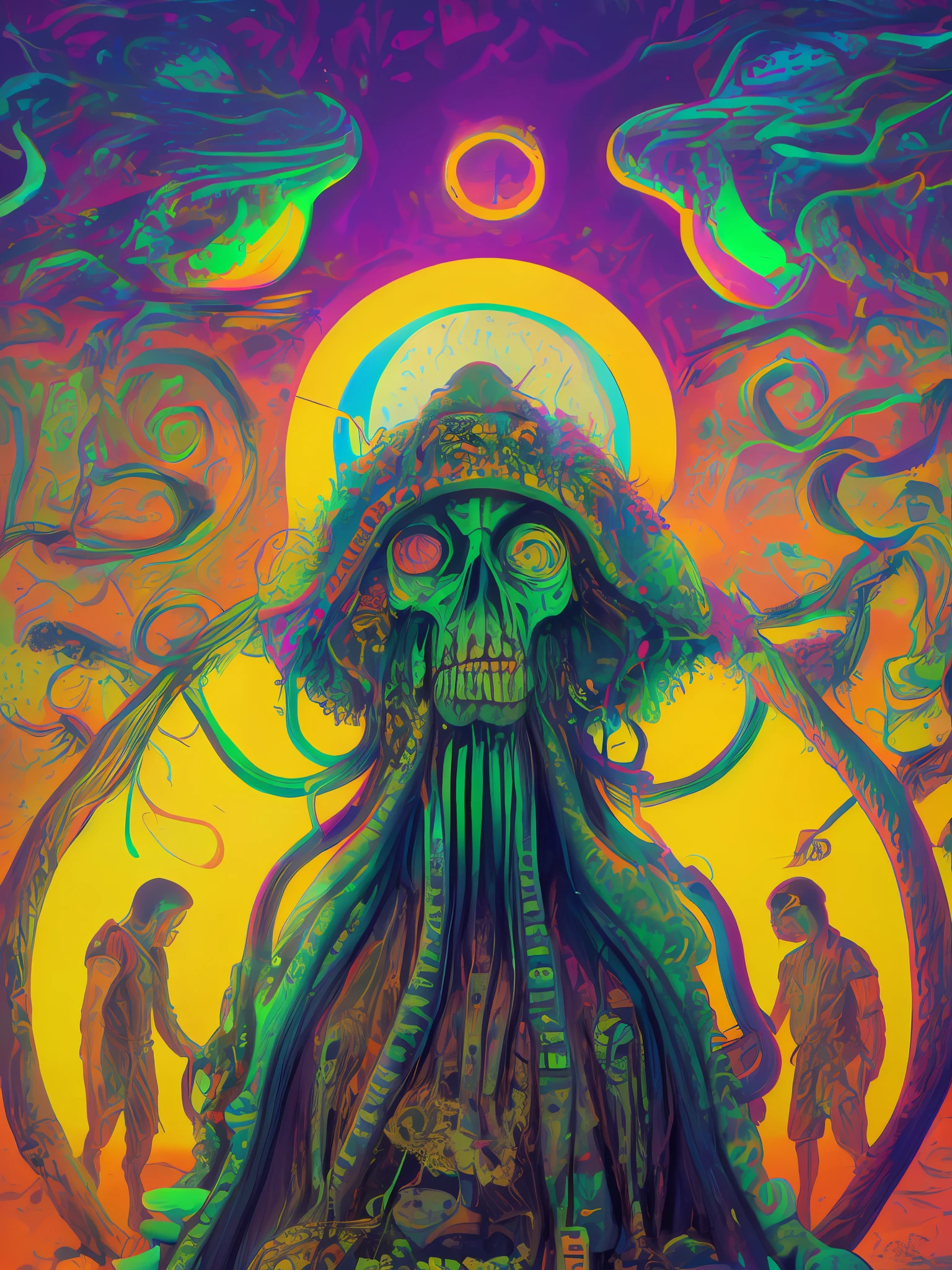 (CthuluBispo:1.2) NeonMutação, psicodelic