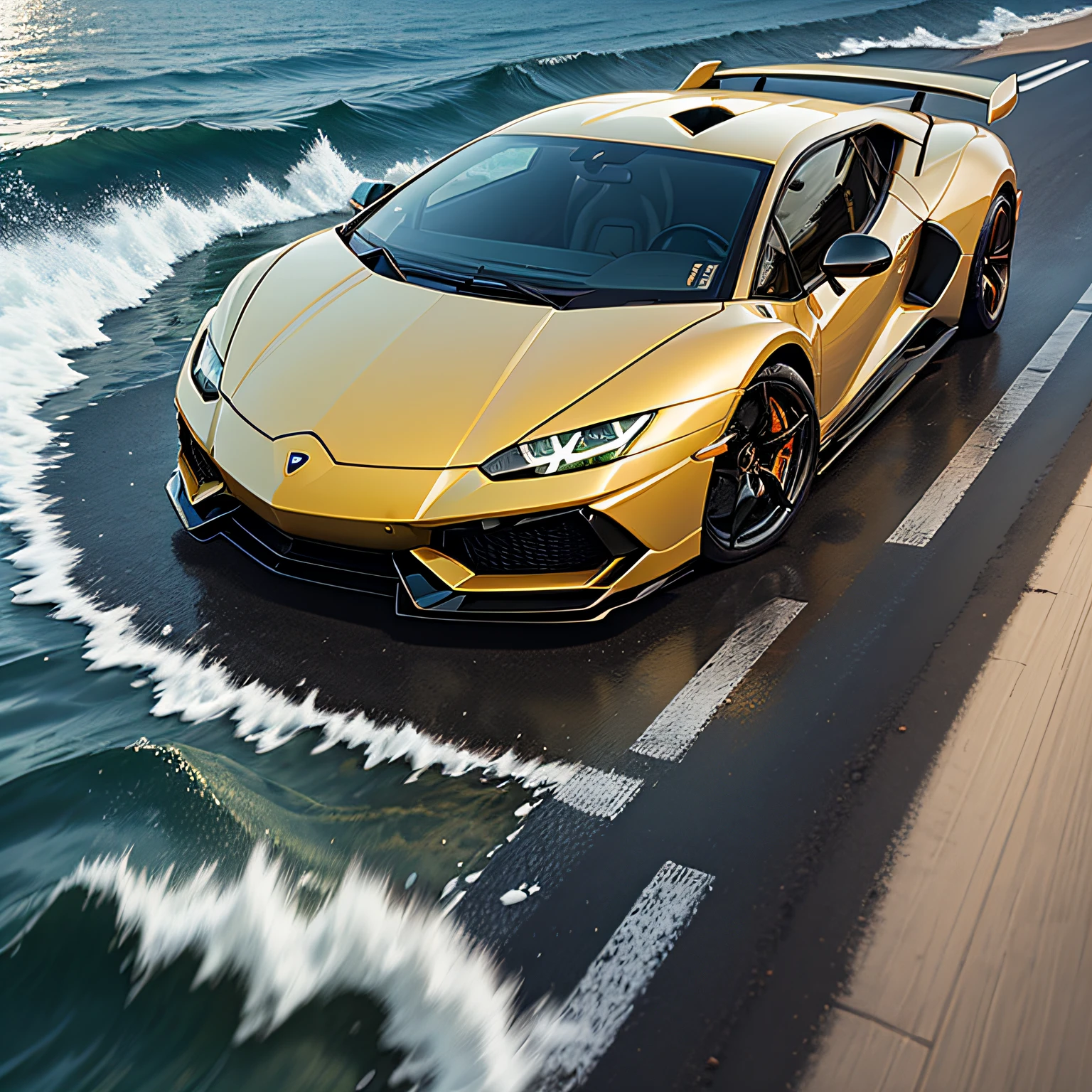 sports cars,Lamborghini,the sea --auto