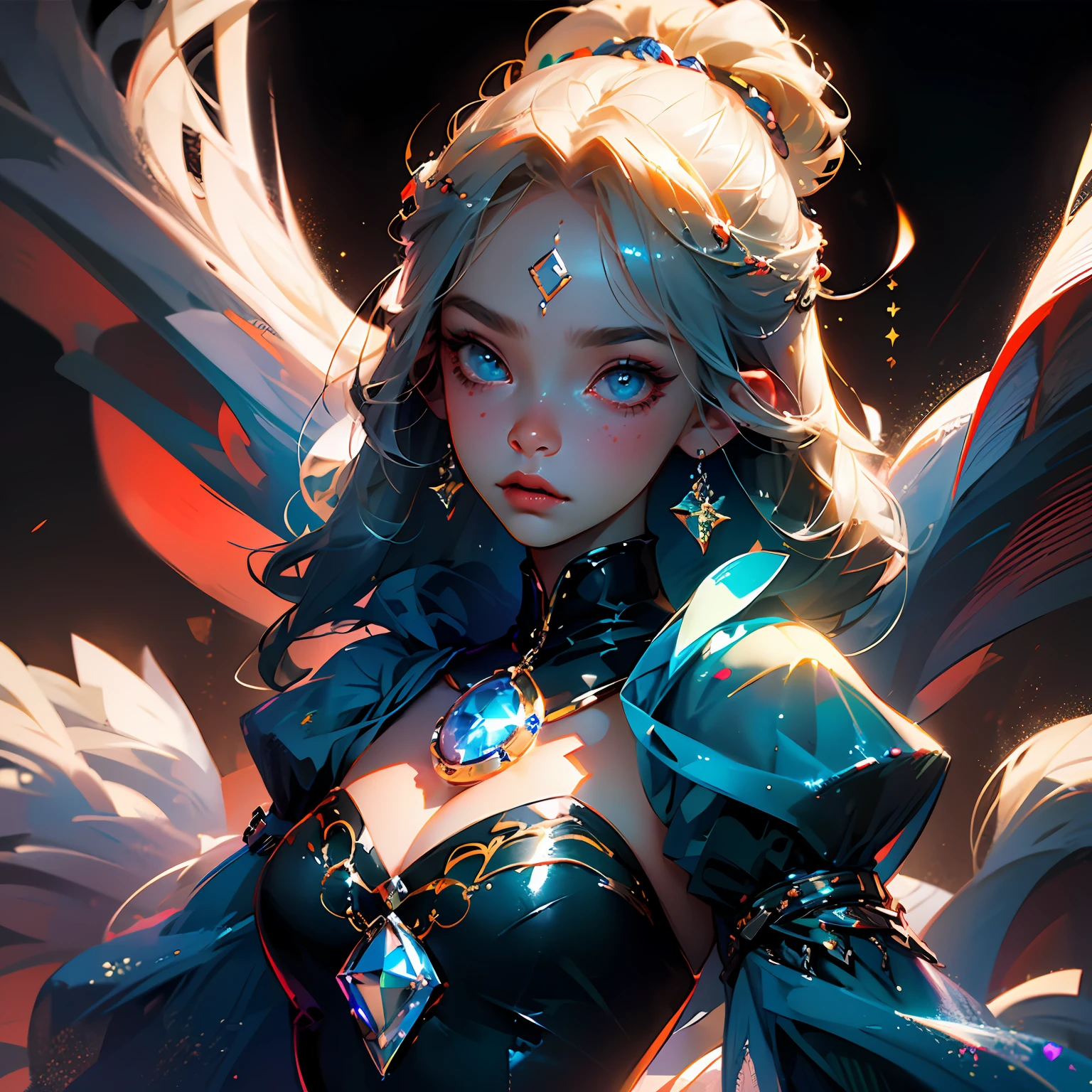 ((Masterpiece, Superb, Super Detailed, High Resolution)), solo, beautiful girl, sparkling eyes, perfect eyes, 15 years old,