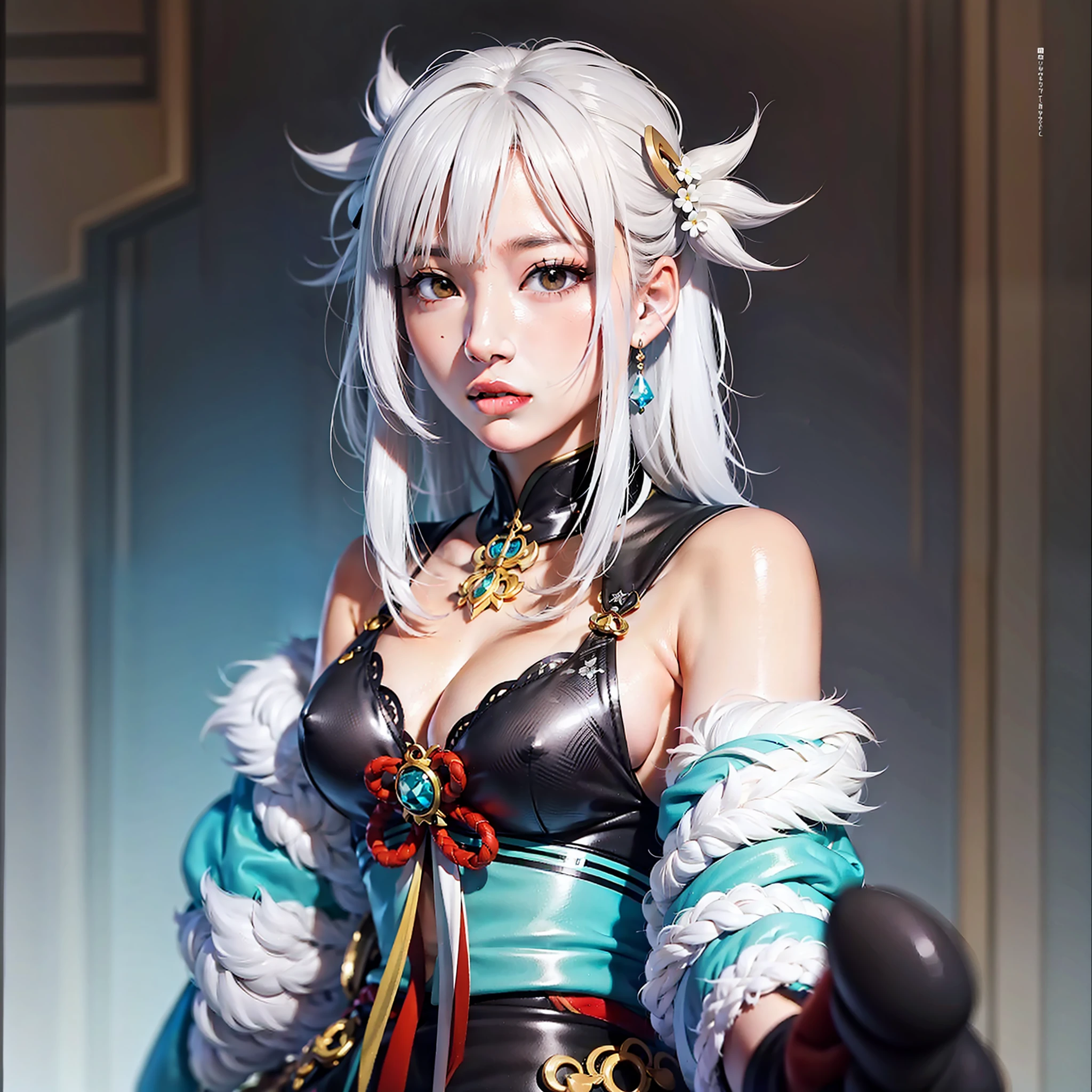Genshin,White hair