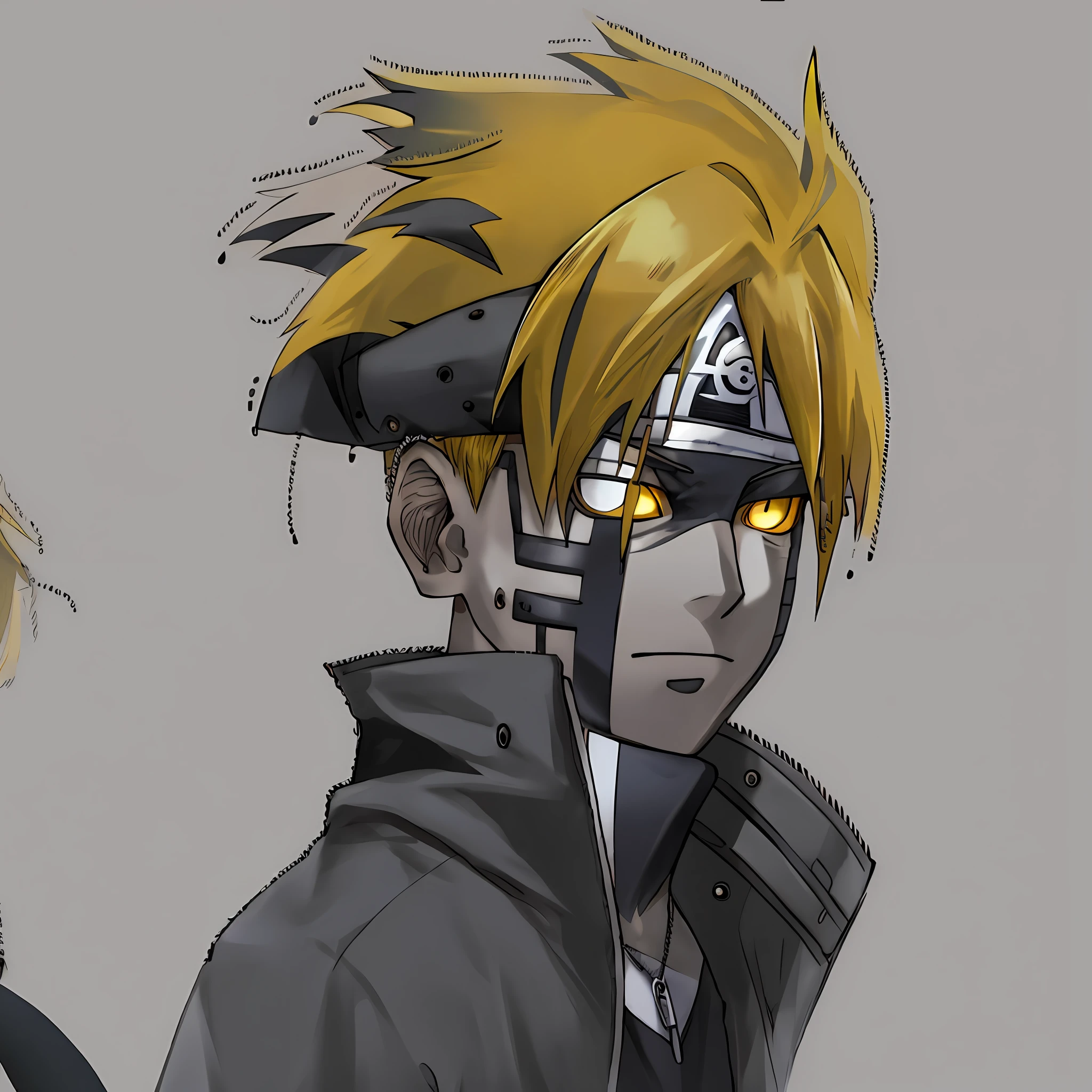 personagem de anime com olhos azuis e uma jaqueta preta em frente a uma lua cheia, Coringa como Naruto, naruto artstyle, badass anime 8 k, de naruto, Anime Wallaper, Coringa se parece com Naruto, naruto uzumaki, Gatilho Estilo de Arte de Anime, epic anime style, anime exuberante john 8k madeiras, hd Anime Wallaper, estilo anime 4K