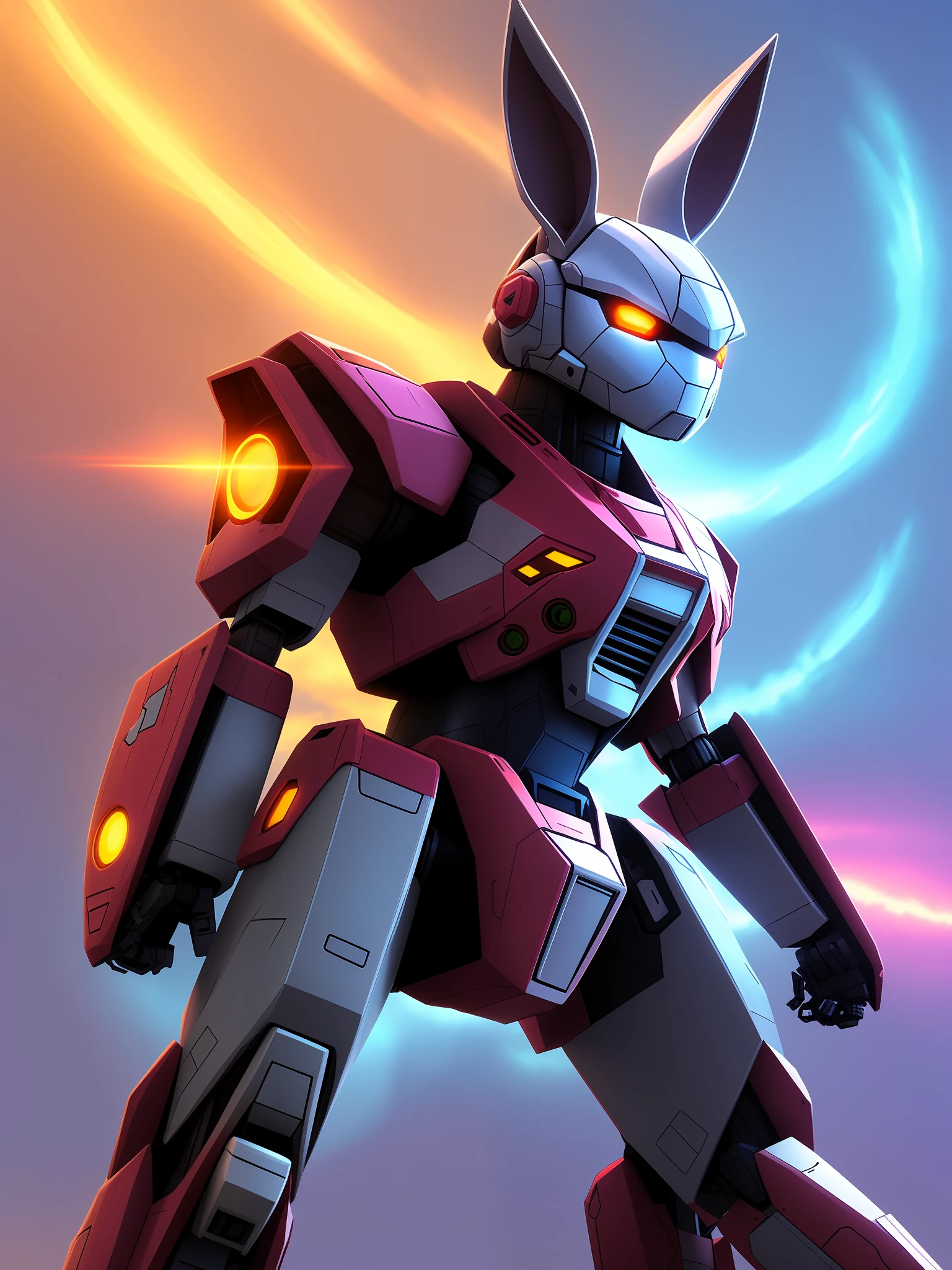 Rabbit sci-fi mecha mecha