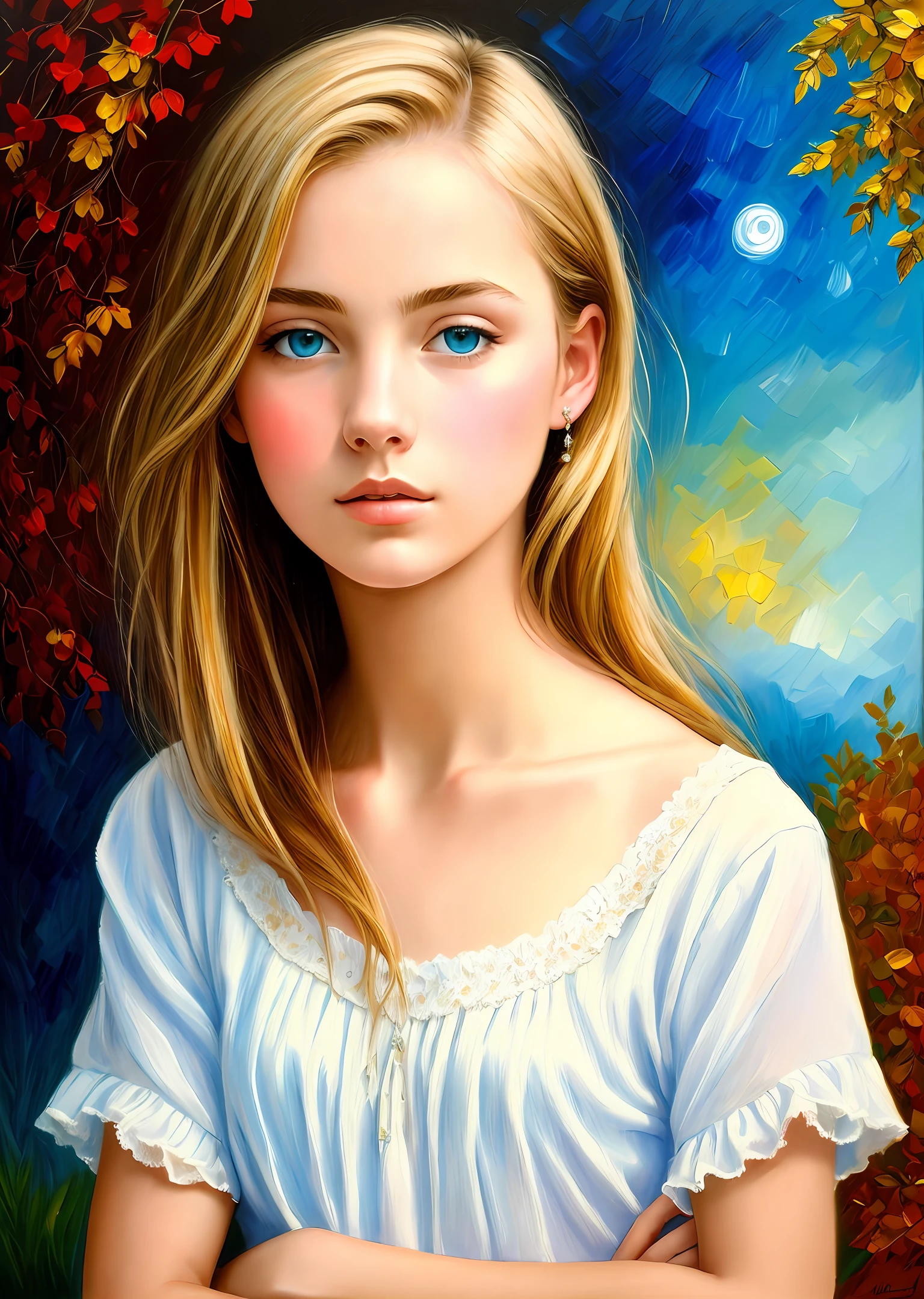 masterpiece, best quality, an extremely delicate and beautiful girl,an extremely delicate and beautiful, world masterpiece theater, ultra-detailed, highly detailed, best quality, blonde hair, highres, extremely detailed,1girl, best quality, illustration, looking at viewer, impasto, canvas, oil painting, realistic, realist ,real,