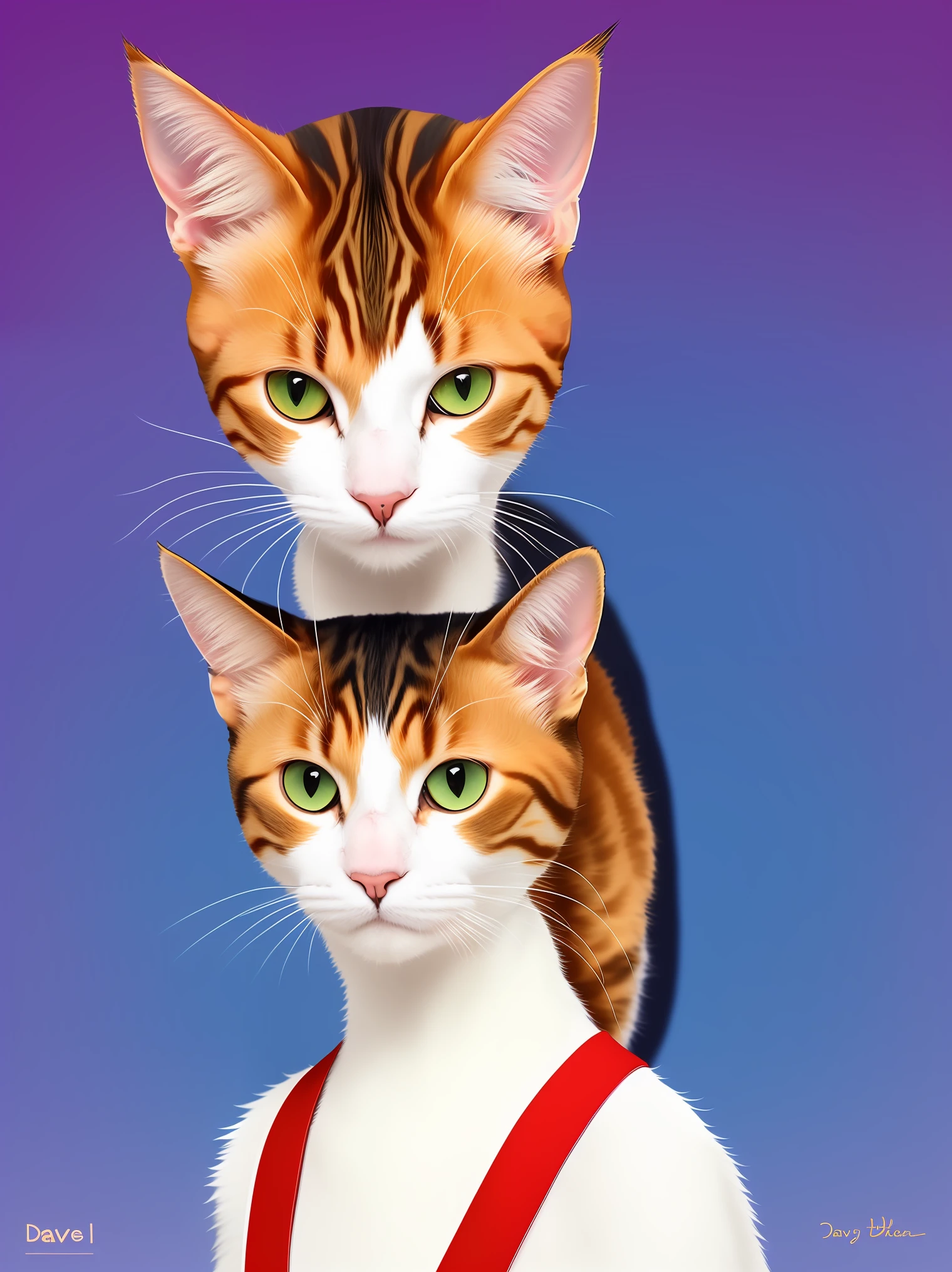 Cat version of David Bowie