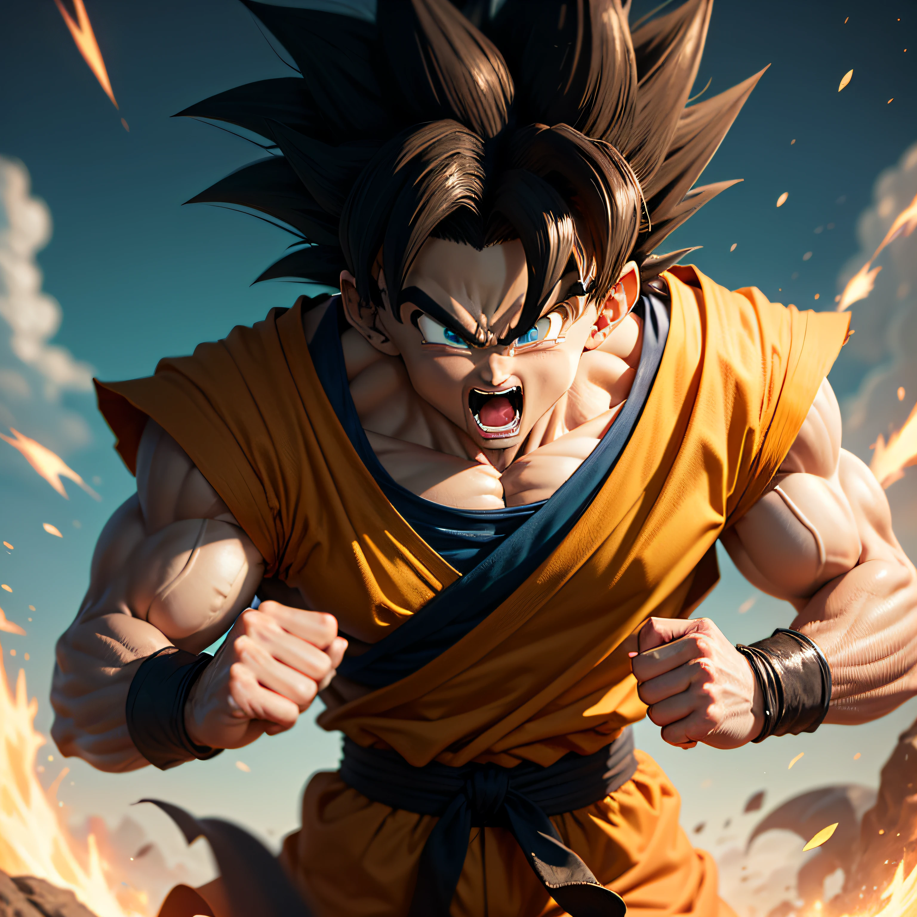 Dragon Ball Son Goku fights --auto