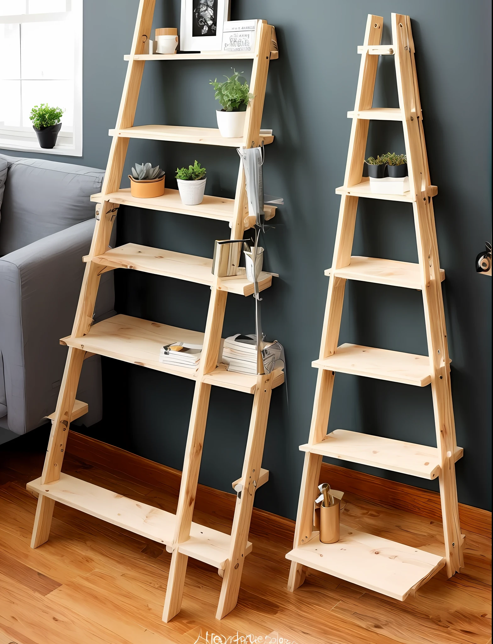 English I DIY，Nice styling ladder，، simple，Easy to identify，