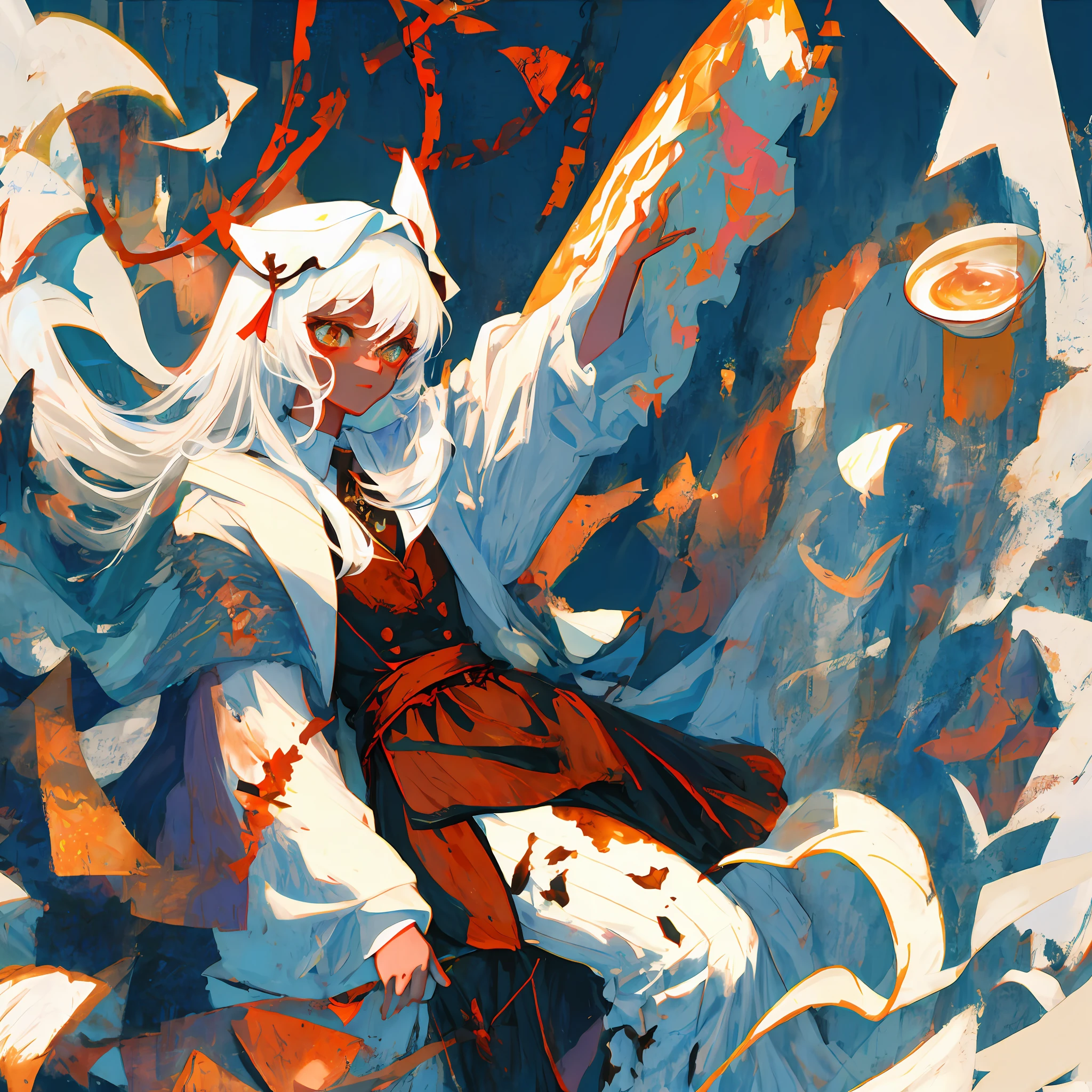 Burnt tea white maiden