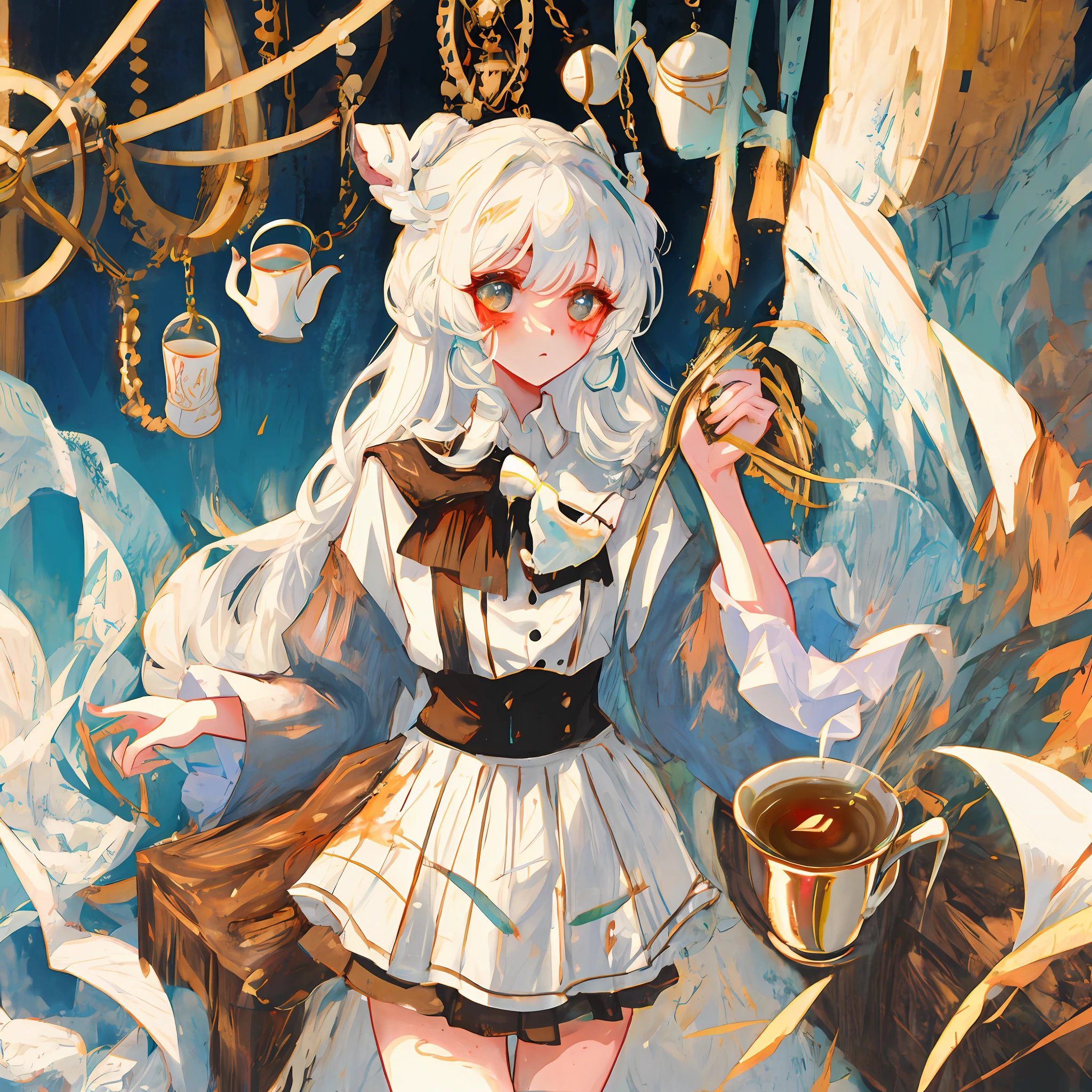Burnt tea white maiden