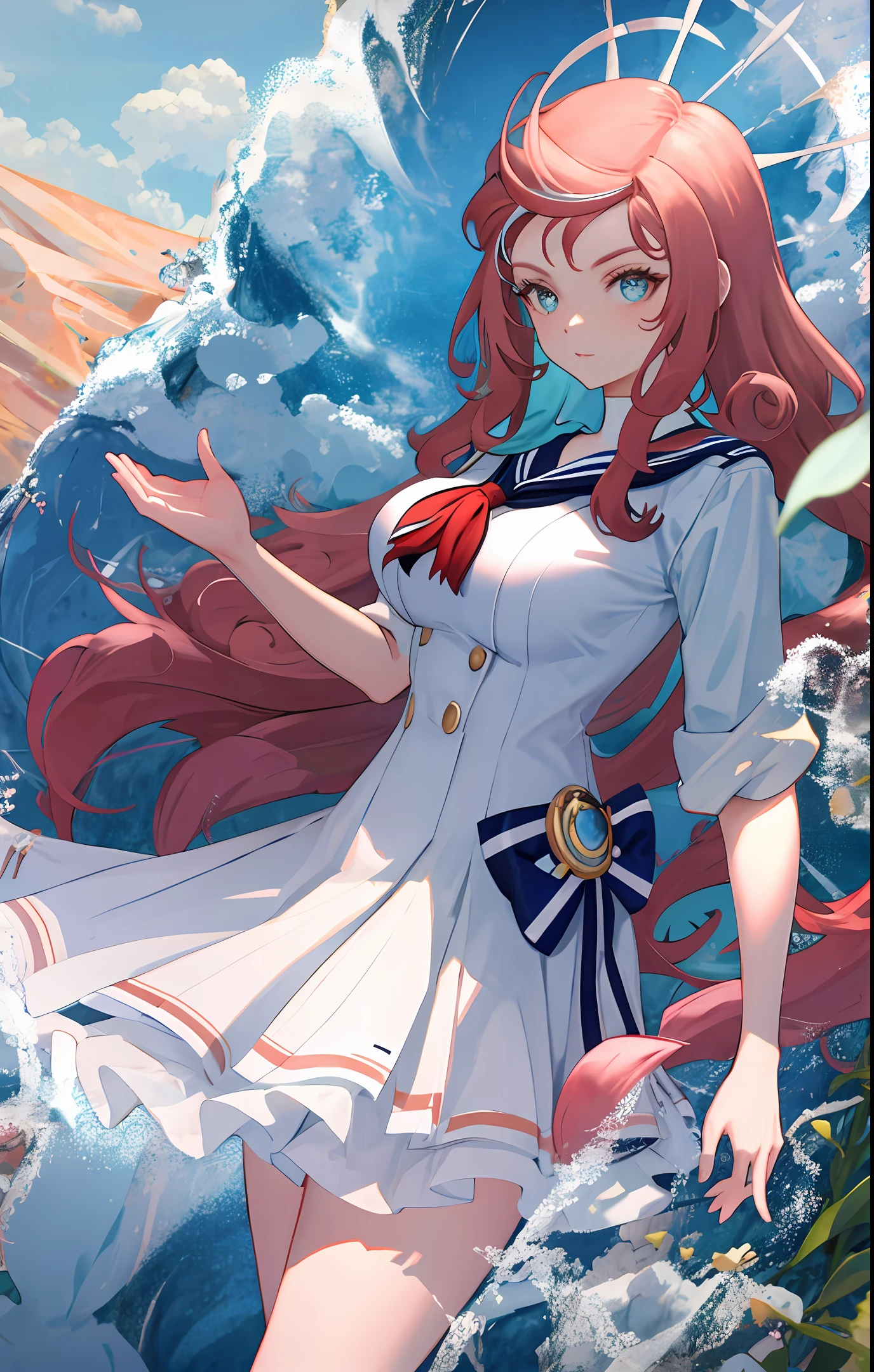Long-haired loli,Full-figured,sailorsuit