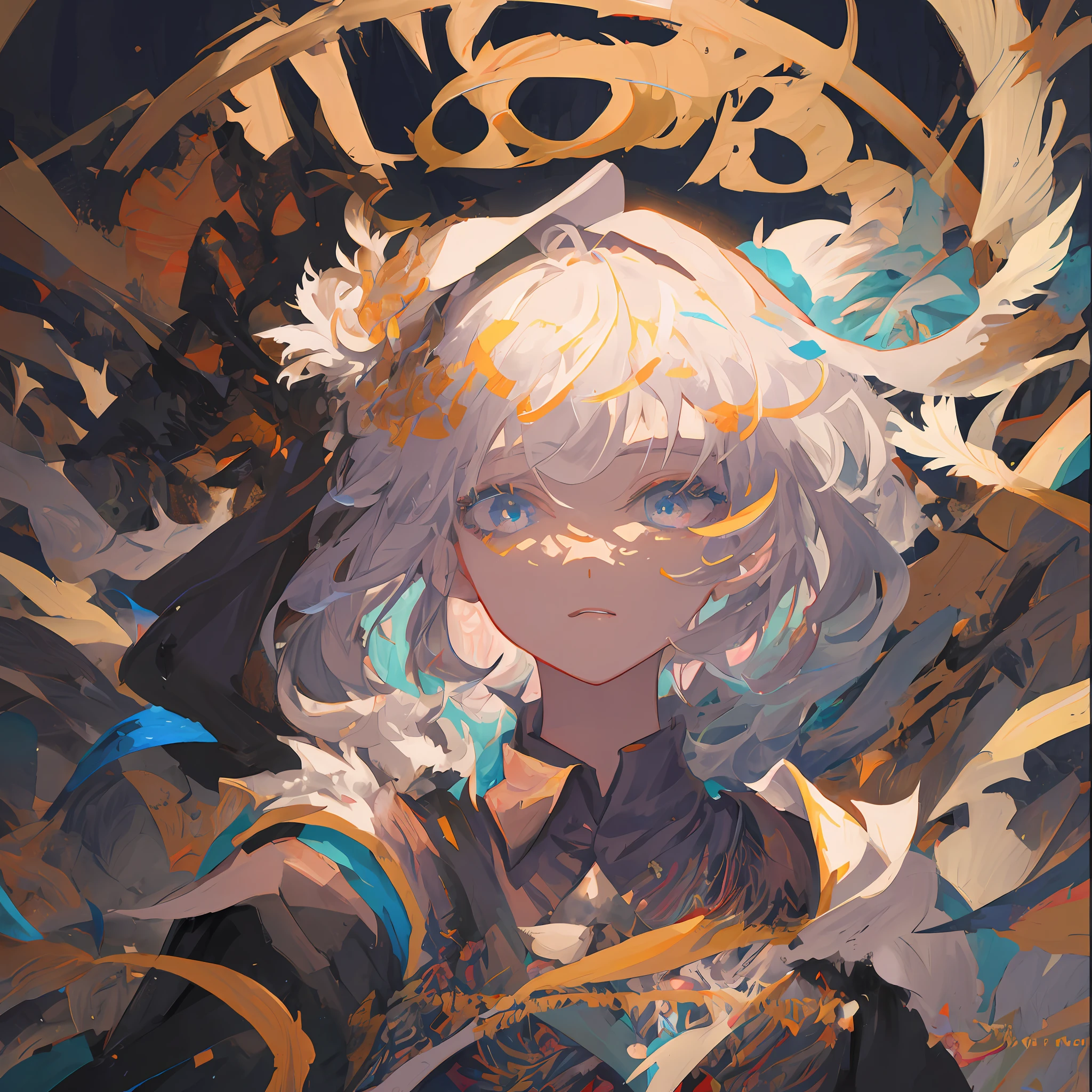 anime - style painting of a woman with a large hat and a large feather, Detailed digital anime art, Guweiz in Pixiv ArtStation, Guweiz on ArtStation Pixiv, detailed portrait of an anime girl, trending on artstation pixiv, Stunning anime face portrait, detailed anime art, a beautiful anime portrait, anime fantasy illustration, Digital anime art
