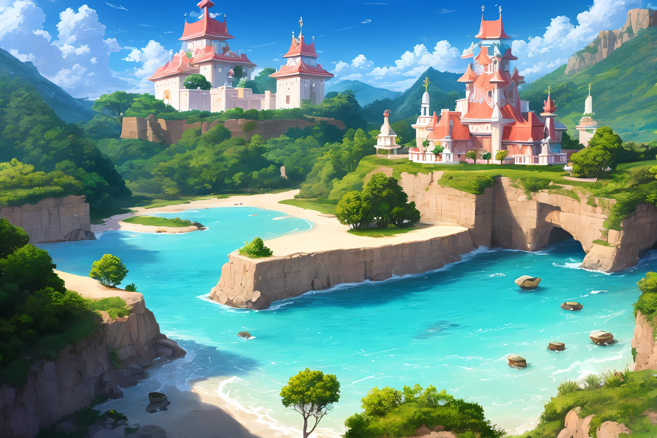 Coral Palace Heart Sea
