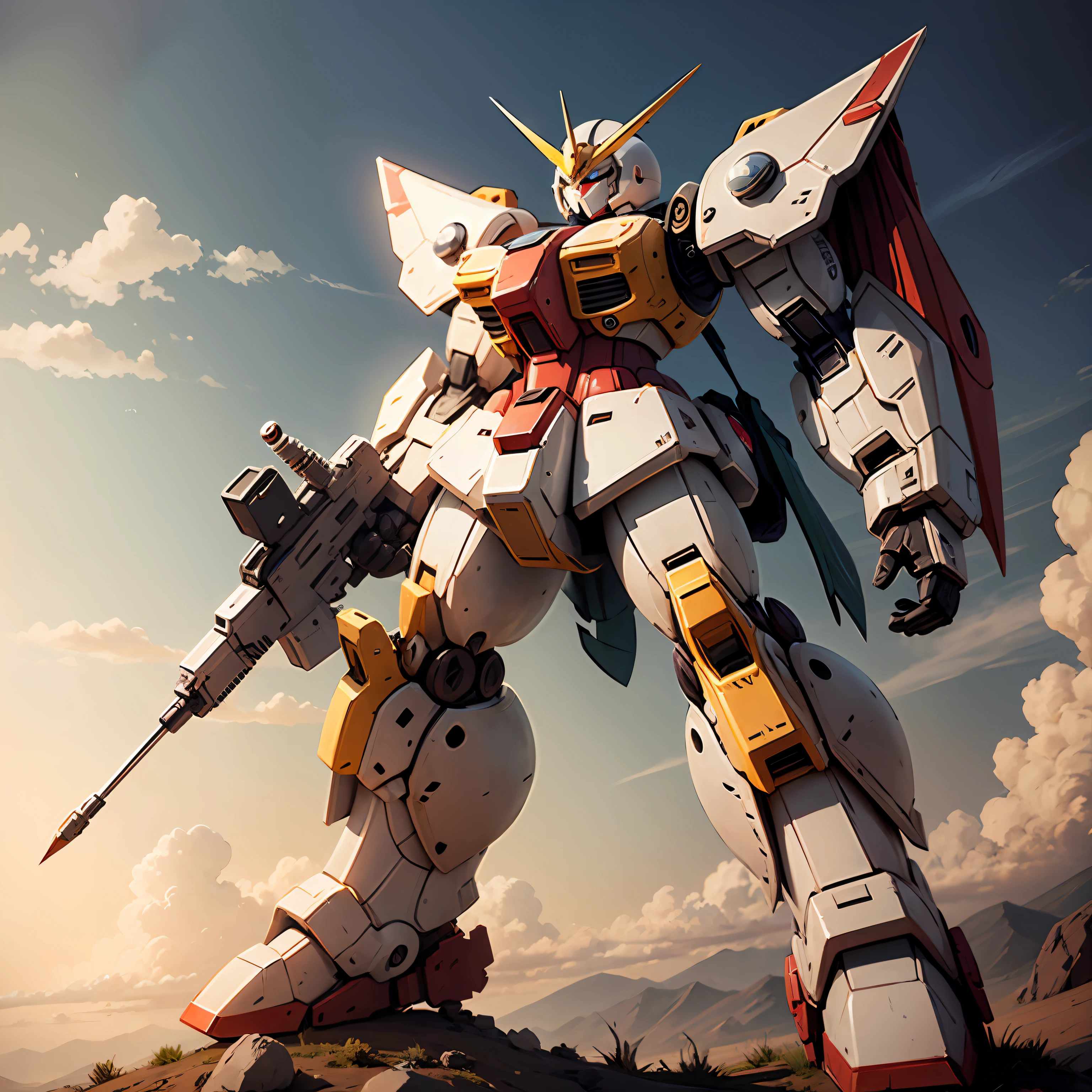 gundam,cool mecha style,mecha asthetic,gundam style --auto