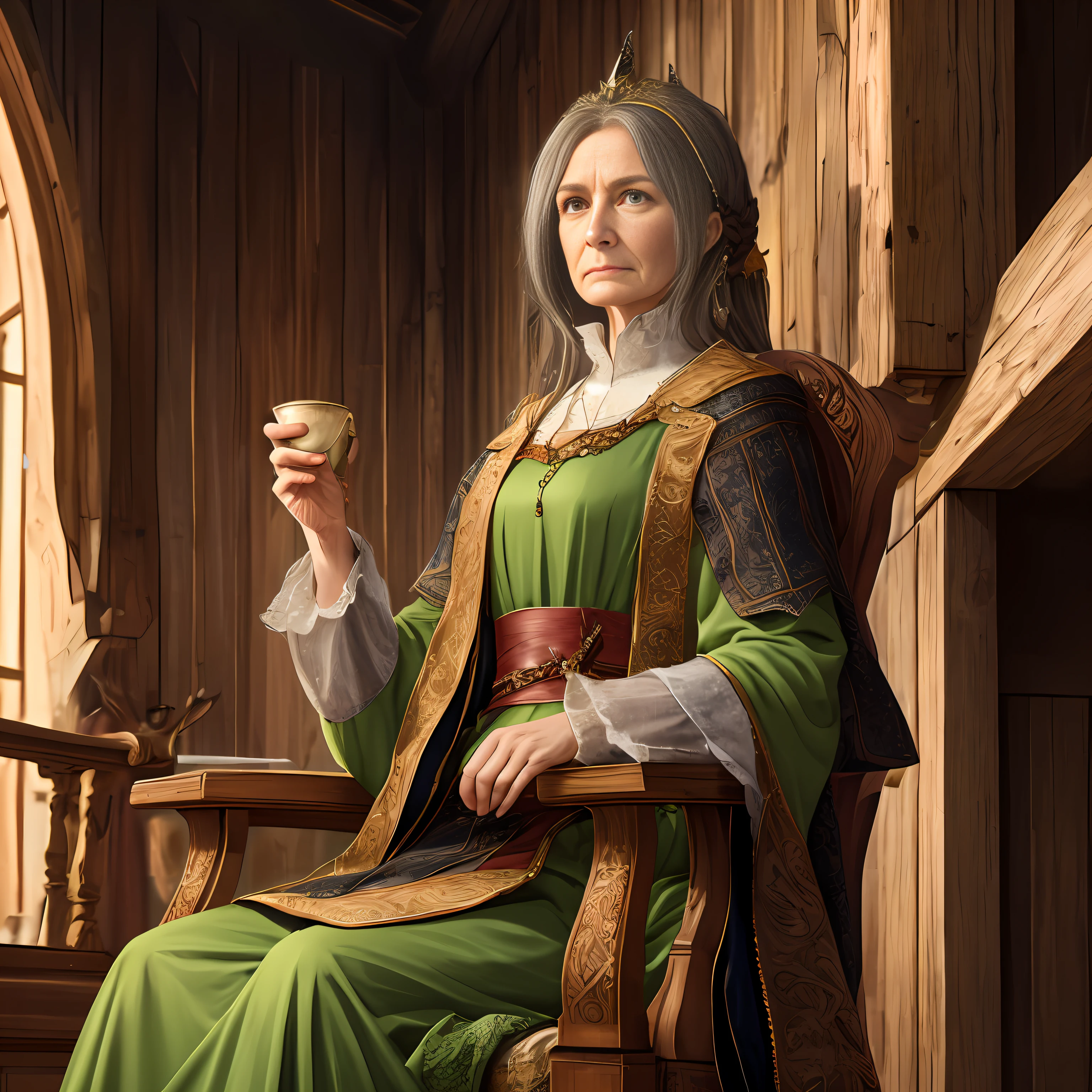 Wooden walls, Dark colors, The Dark Middle Ages