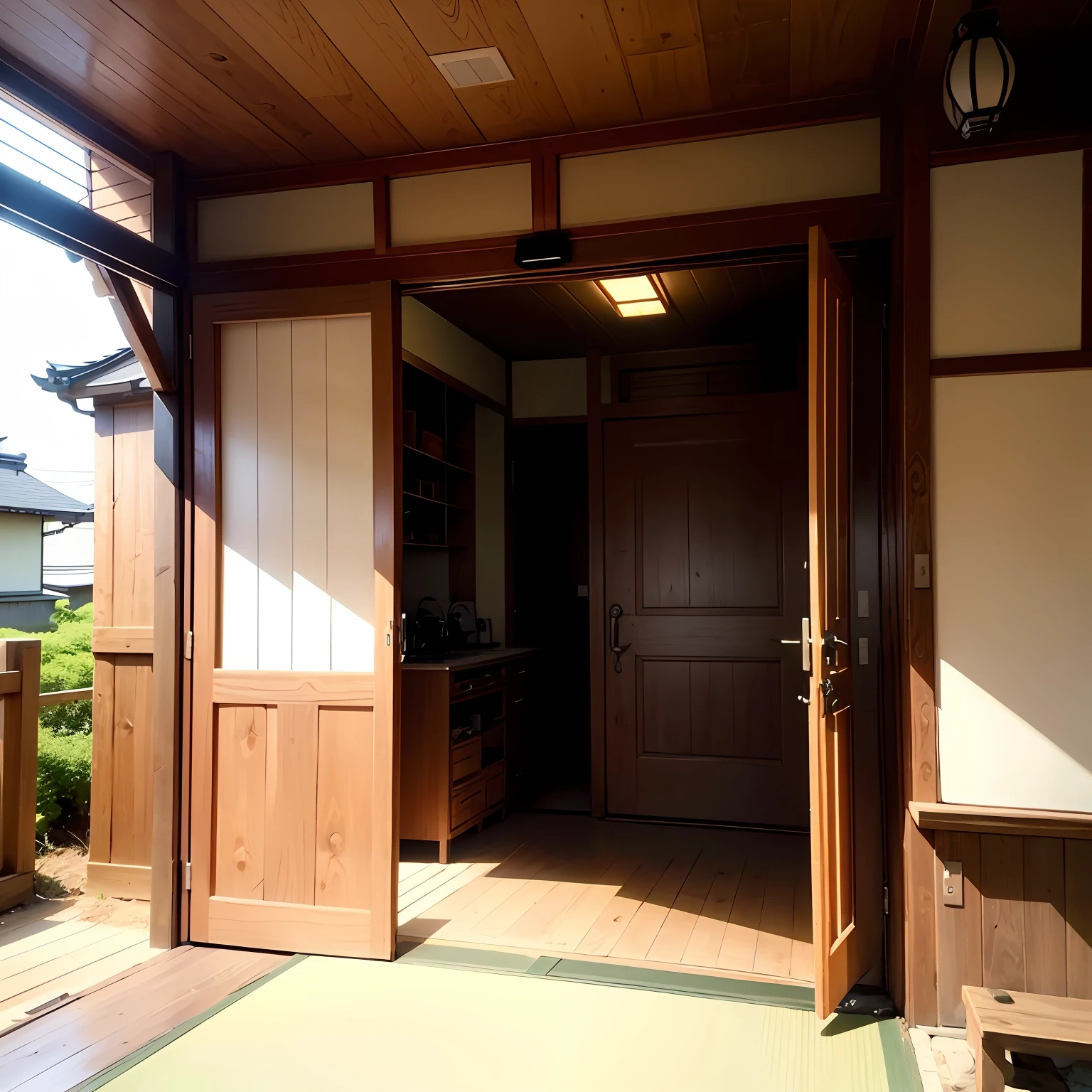 Japanese style yakiniku,,Catering decoration,Door head,classical,Solid wood --auto